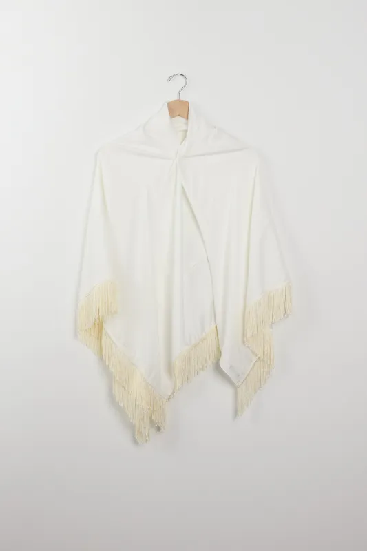 FRINGED SCARF/TOP made by EMOTE
