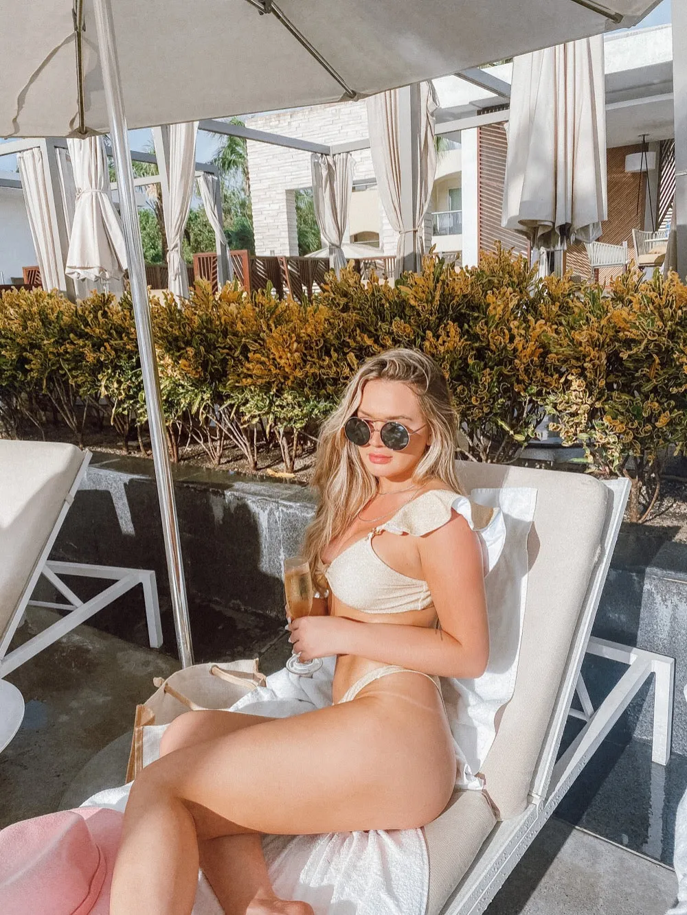 2 Ruffles Gold Lurex Bikini set sold by Lybethras product image thumbnail 5