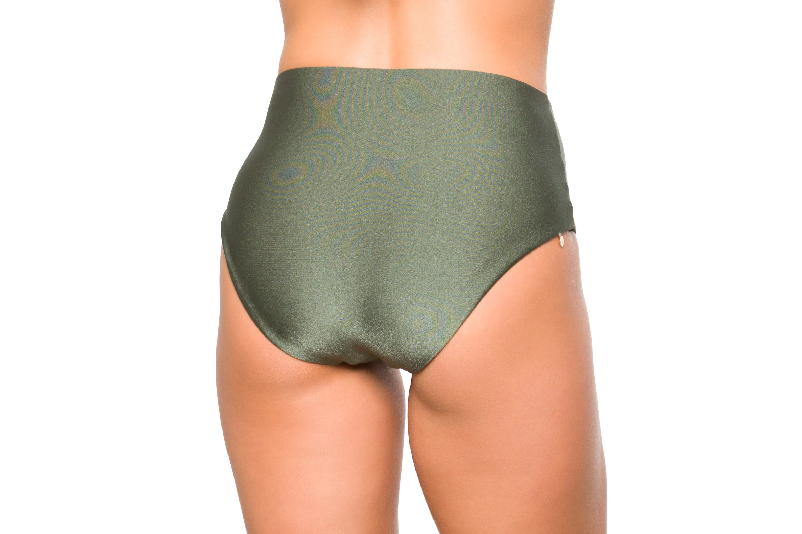 High Waist Reversible Bottom Mara Olive-Black sold by Lybethras product image thumbnail 3