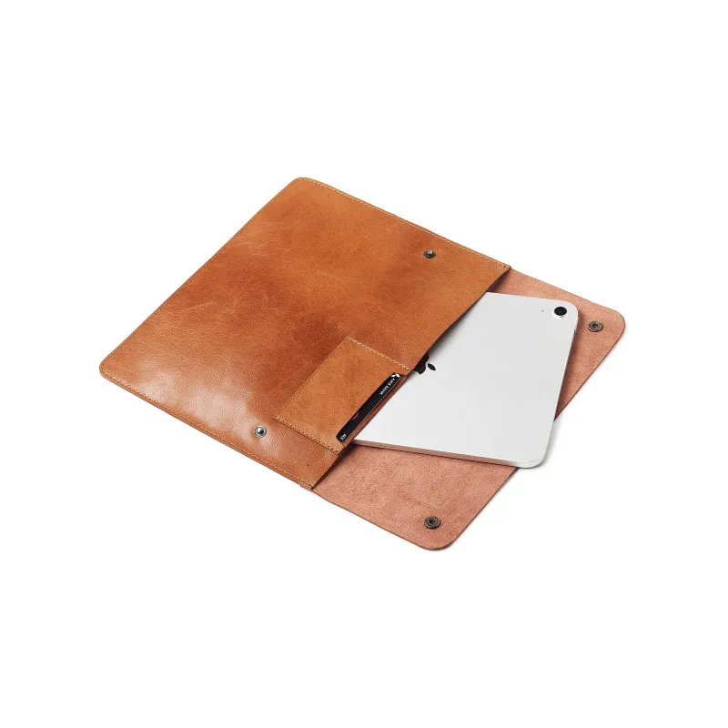 Fastway Sleeve for Apple iPad Pro 11" - Tan made by Classy Leather Bags