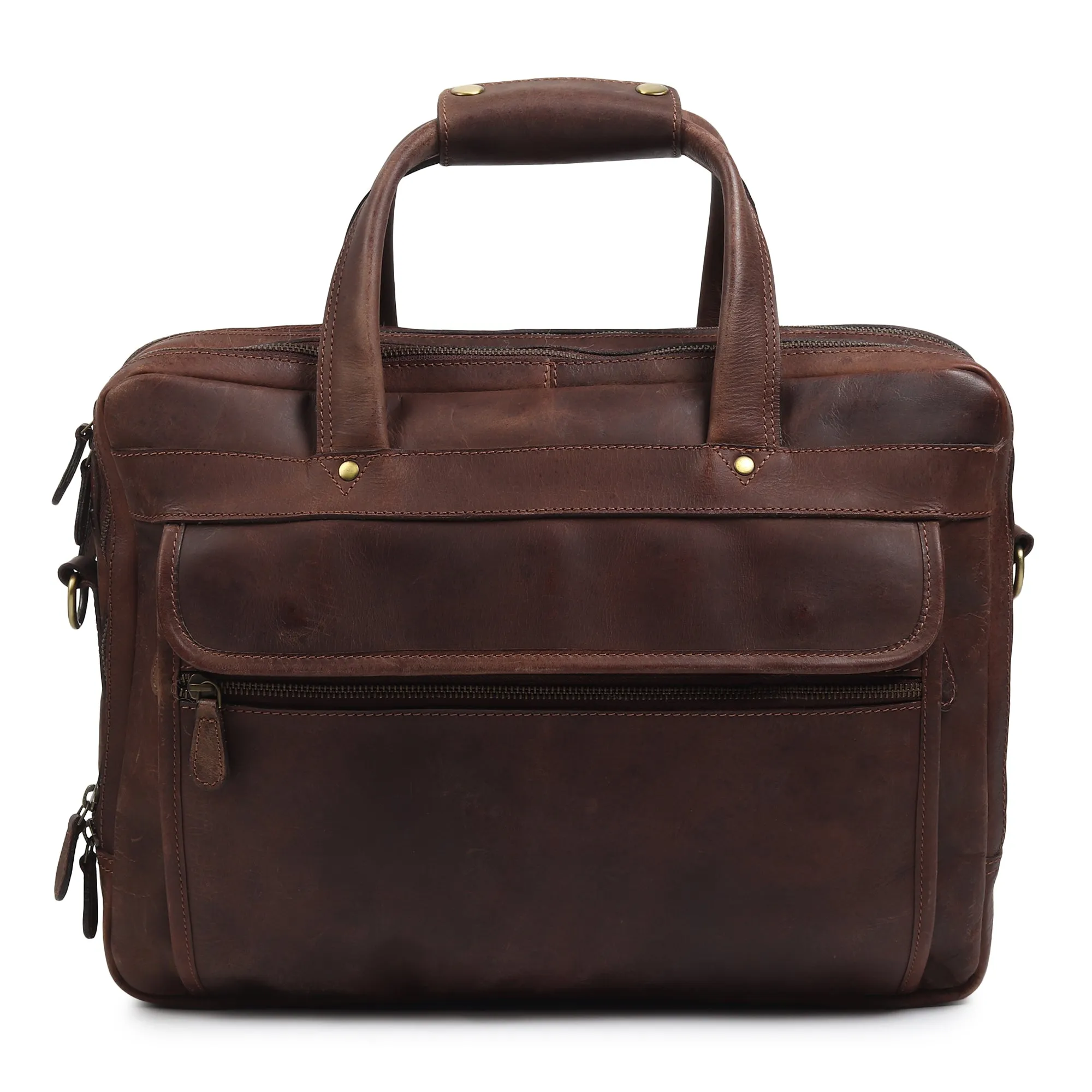 Berlin Buffalo Hunter Briefcase sold by Classy Leather Bags