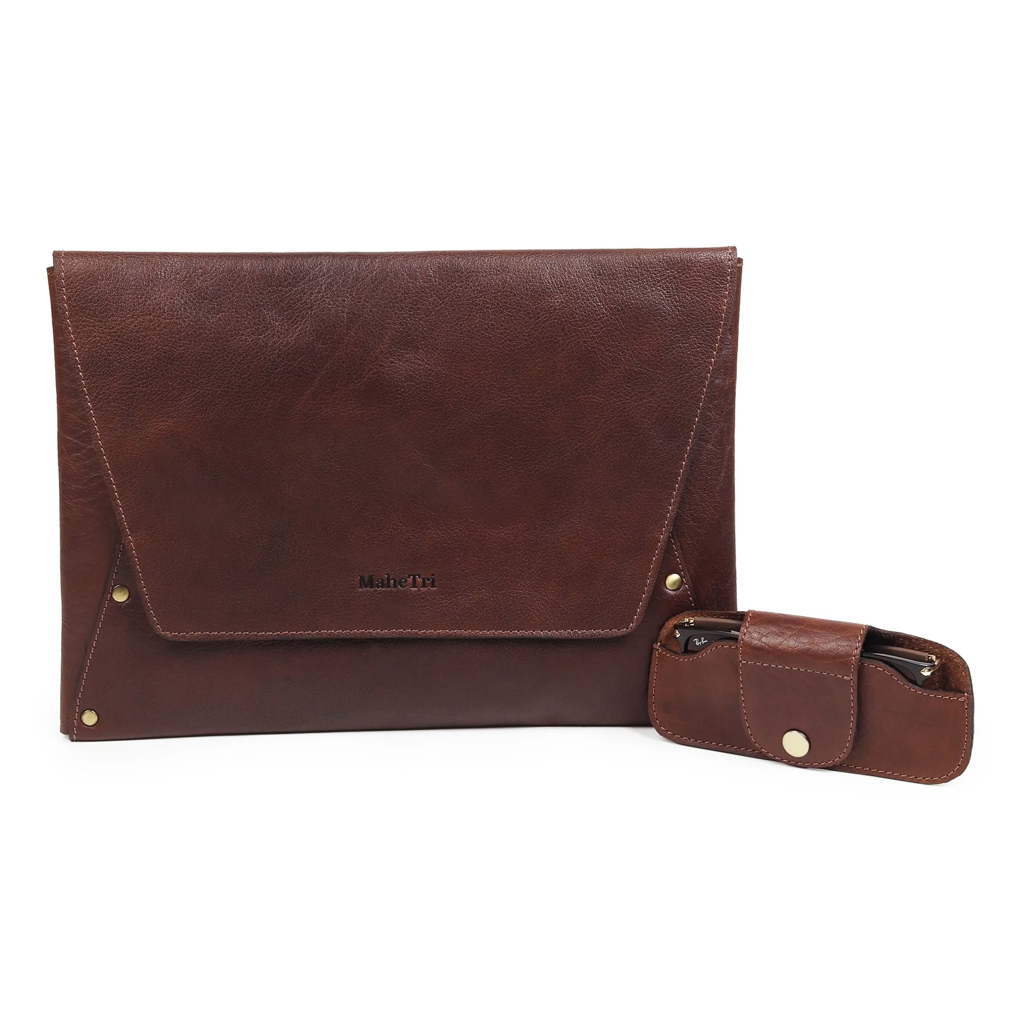 Urban Leather Laptop Sleeve + Free Sunglass Case sold by Classy Leather Bags product image thumbnail 2