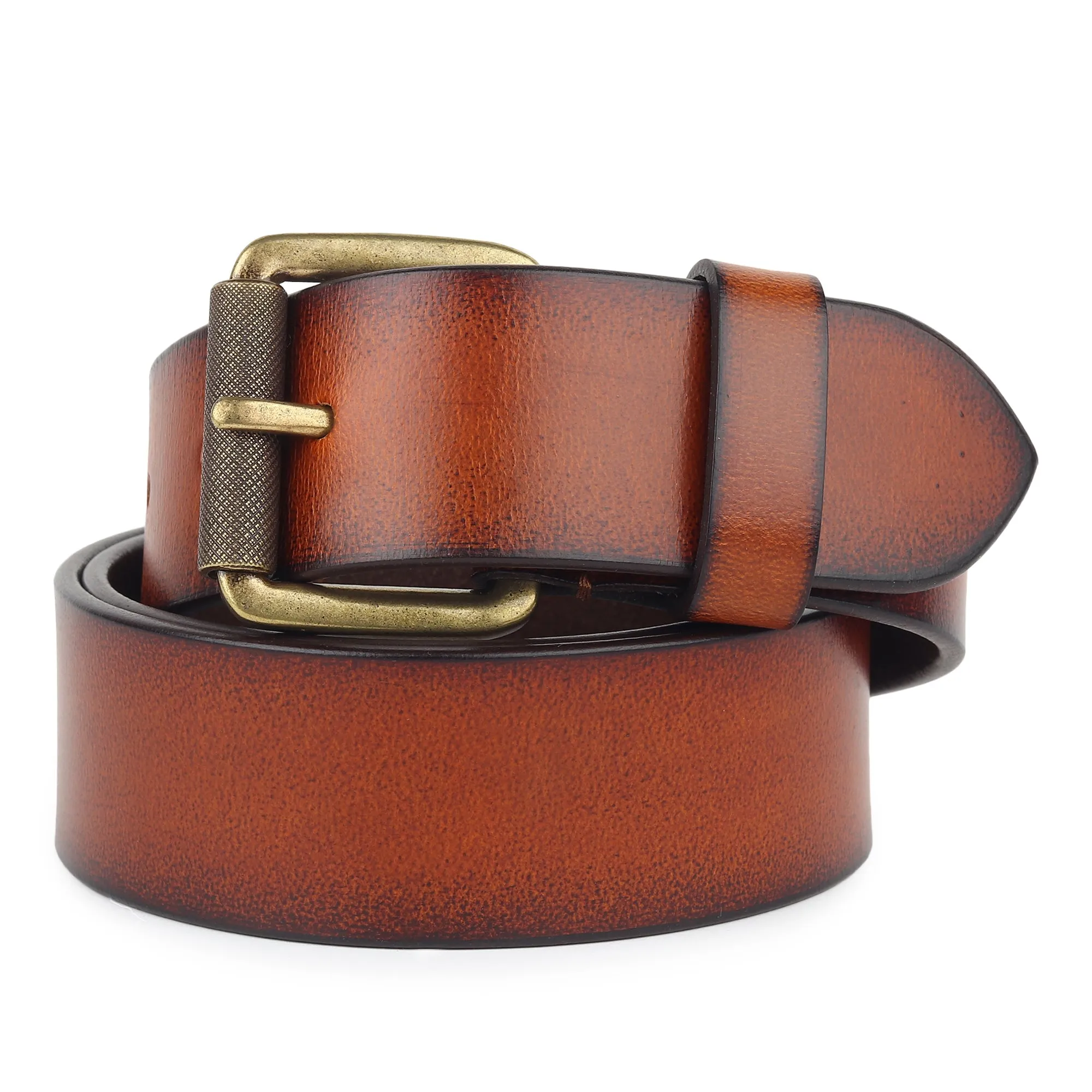 Classic Mocha Brown Leather Belt sold by Classy Leather Bags product image thumbnail 5