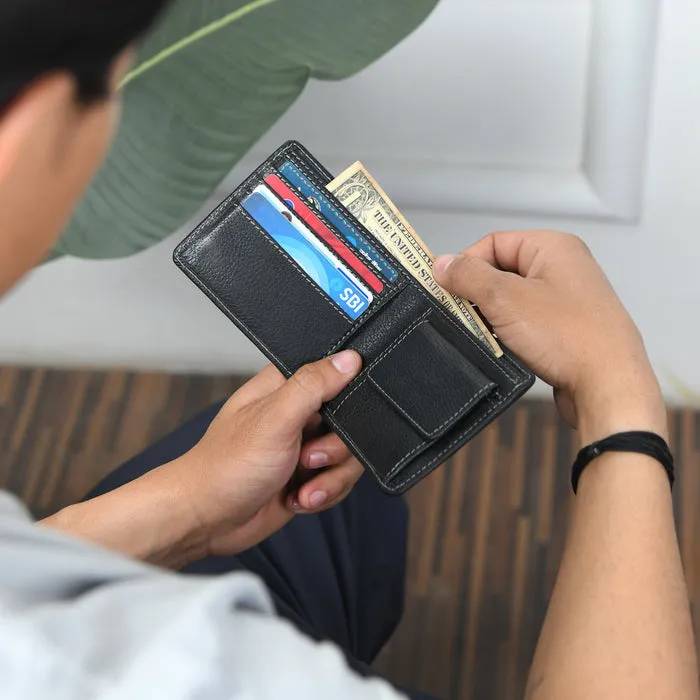 Classic Black Leather Wallet sold by Classy Leather Bags product image thumbnail 2