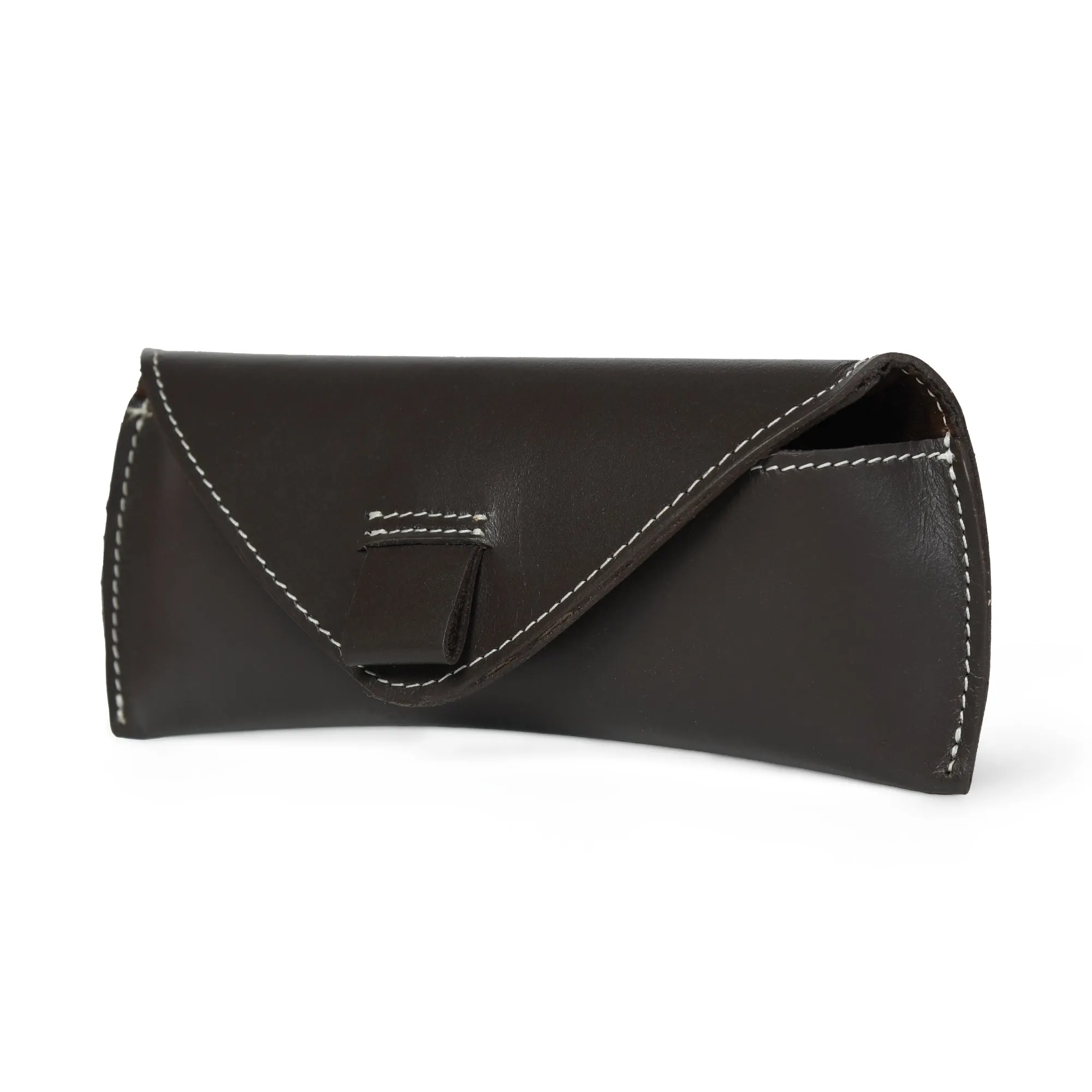 Brown Guard Leather Sunglass Case sold by Classy Leather Bags product image thumbnail 4