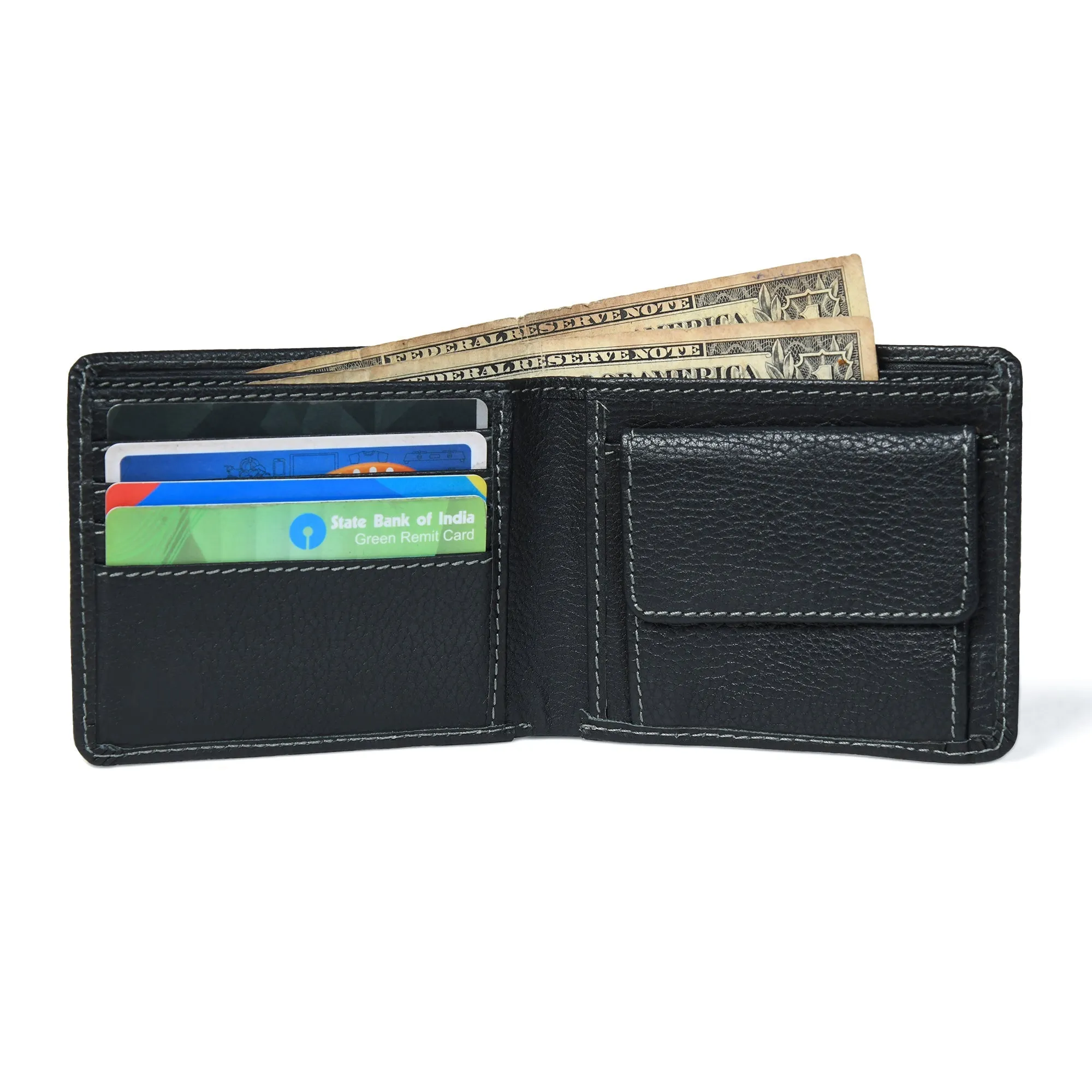 Classic Black Leather Wallet sold by Classy Leather Bags product image thumbnail 4