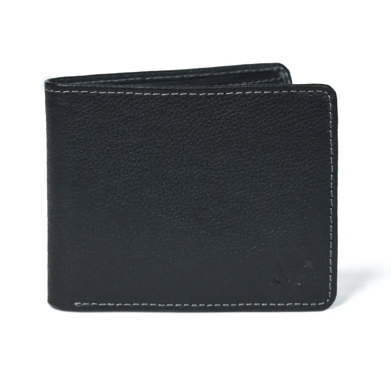Classic Black Leather Wallet sold by Classy Leather Bags