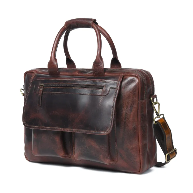Buffalo Leather Pilot Bag sold by Classy Leather Bags