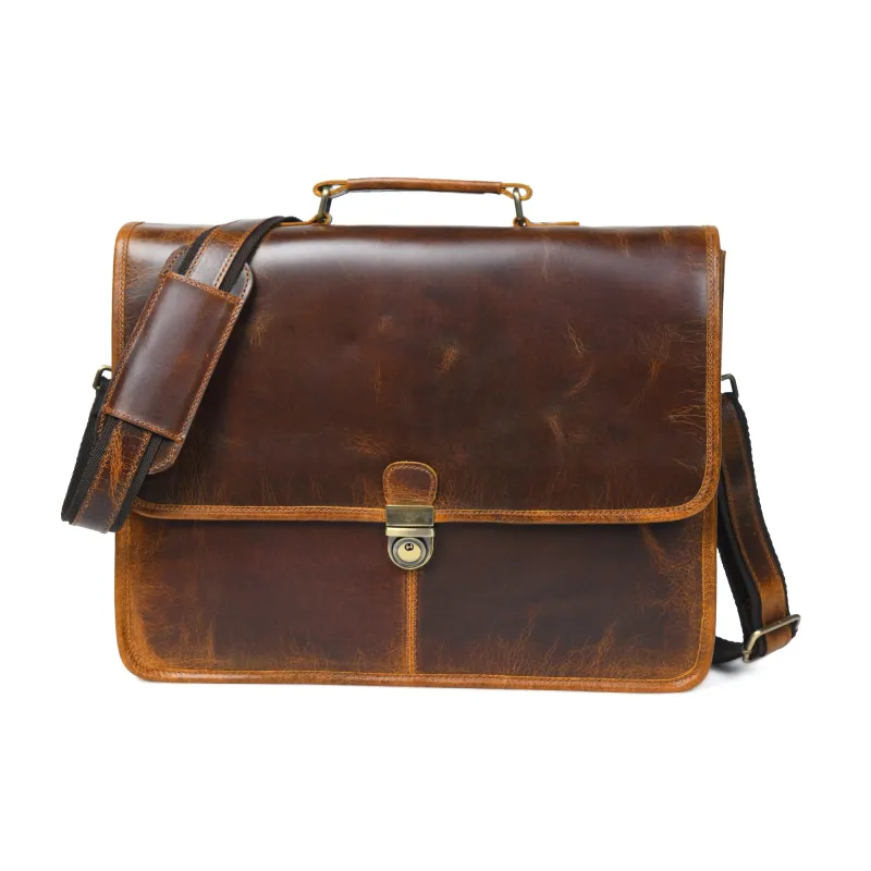 Buffalo Leather Executive Briefcase sold by Classy Leather Bags