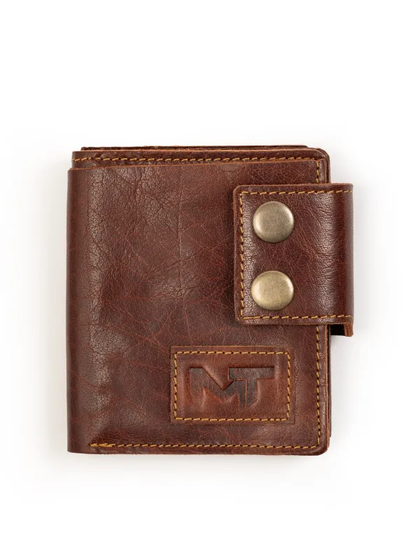 Swift Hold Wallet - Brown sold by Classy Leather Bags