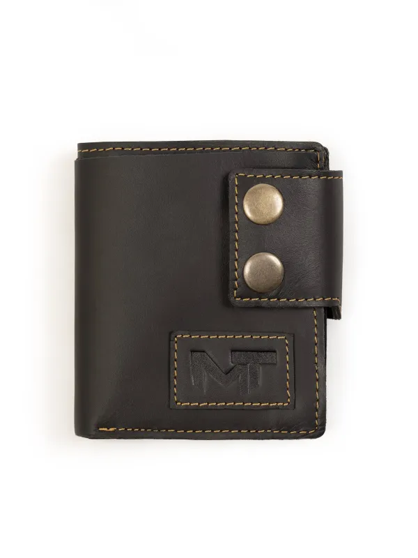 Swift Hold Wallet - Black sold by Classy Leather Bags