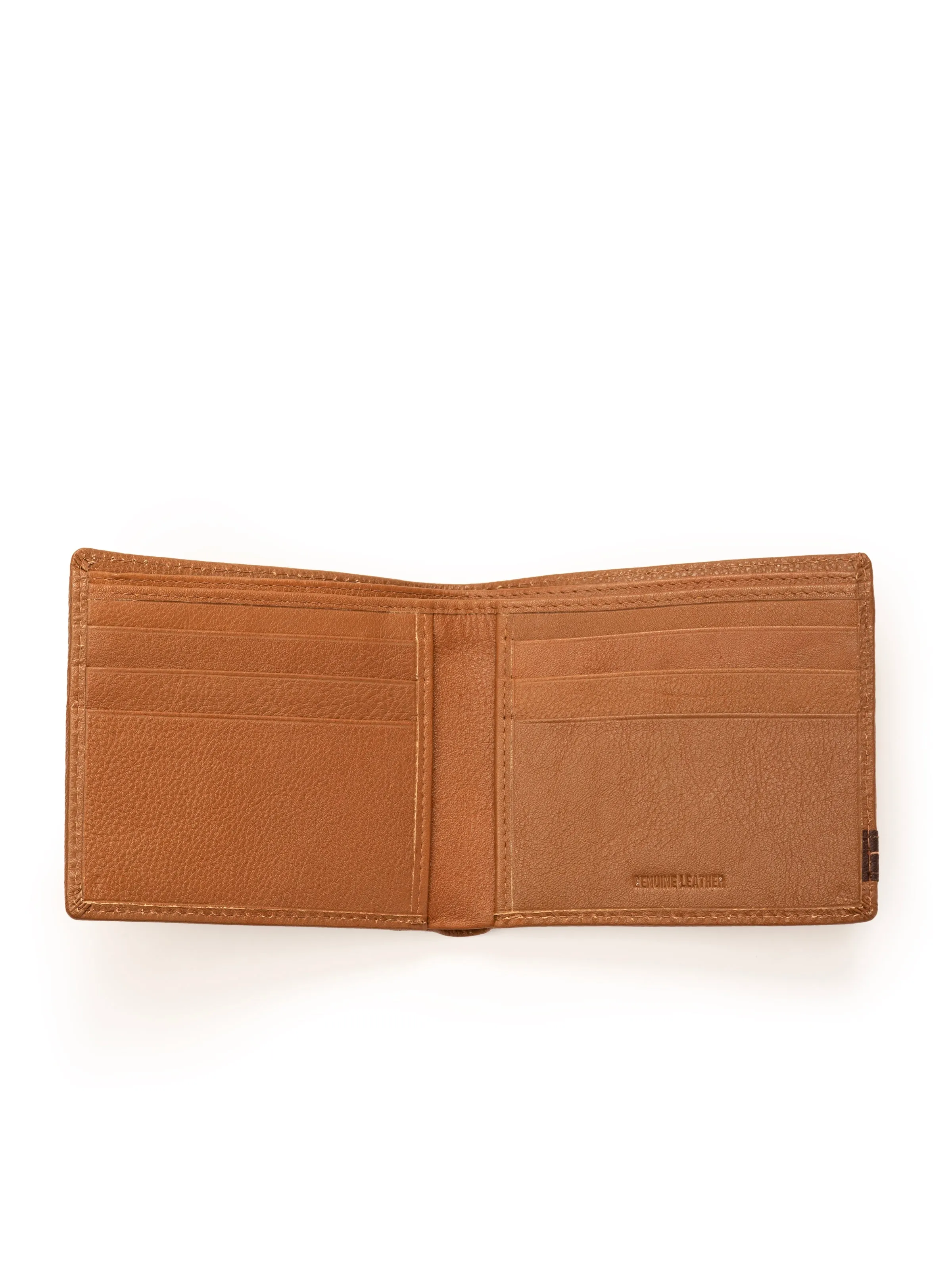 Stripe Brown Men's Wallet sold by Classy Leather Bags product image thumbnail 5