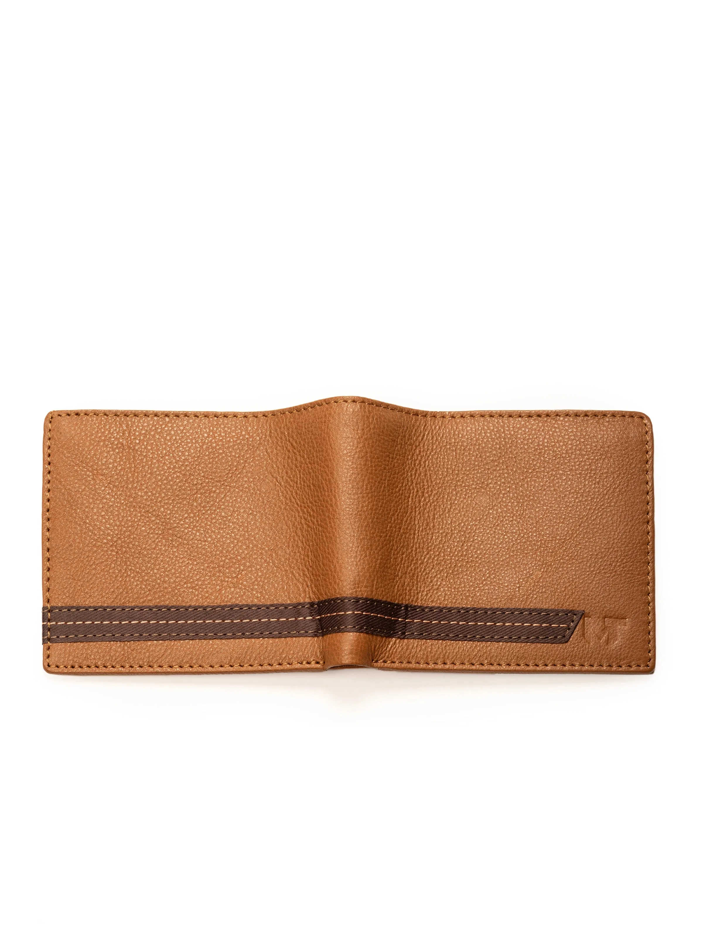 Stripe Brown Men's Wallet sold by Classy Leather Bags product image thumbnail 4