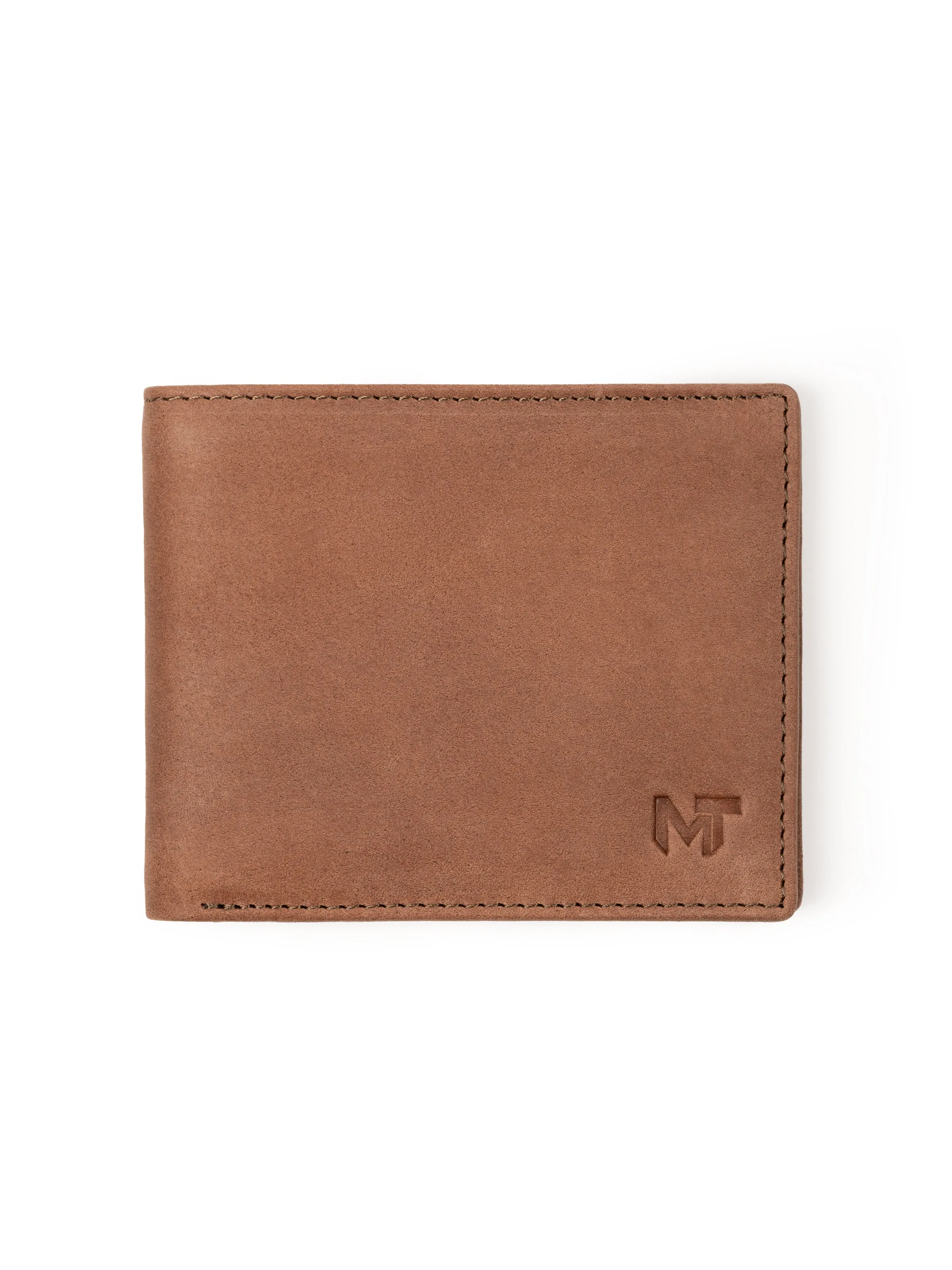 Tan Brown Slate Wallet - Mat finish sold by Classy Leather Bags