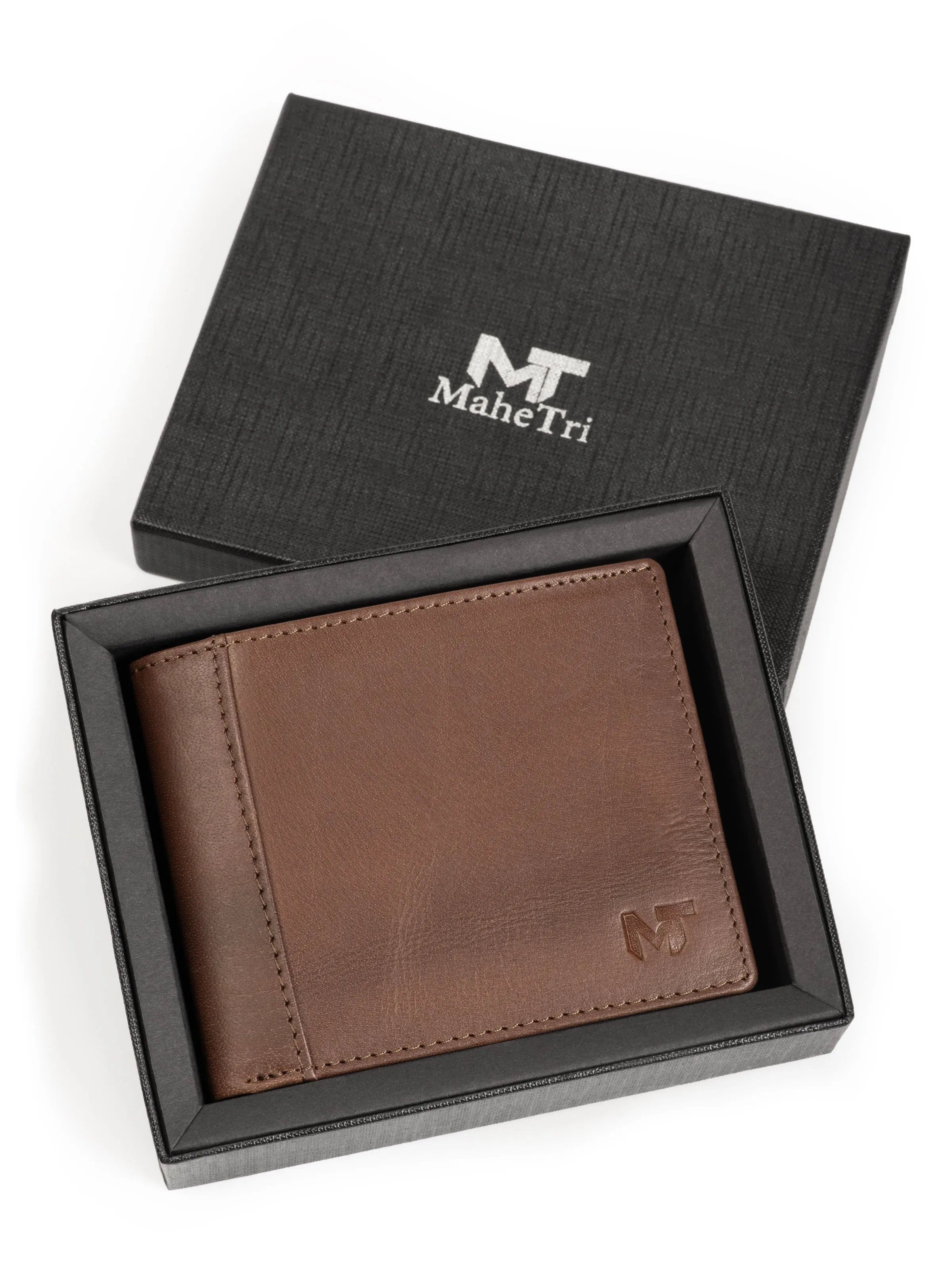 Wealth Ward Brown Bi-folded Wallet sold by Classy Leather Bags product image thumbnail 2