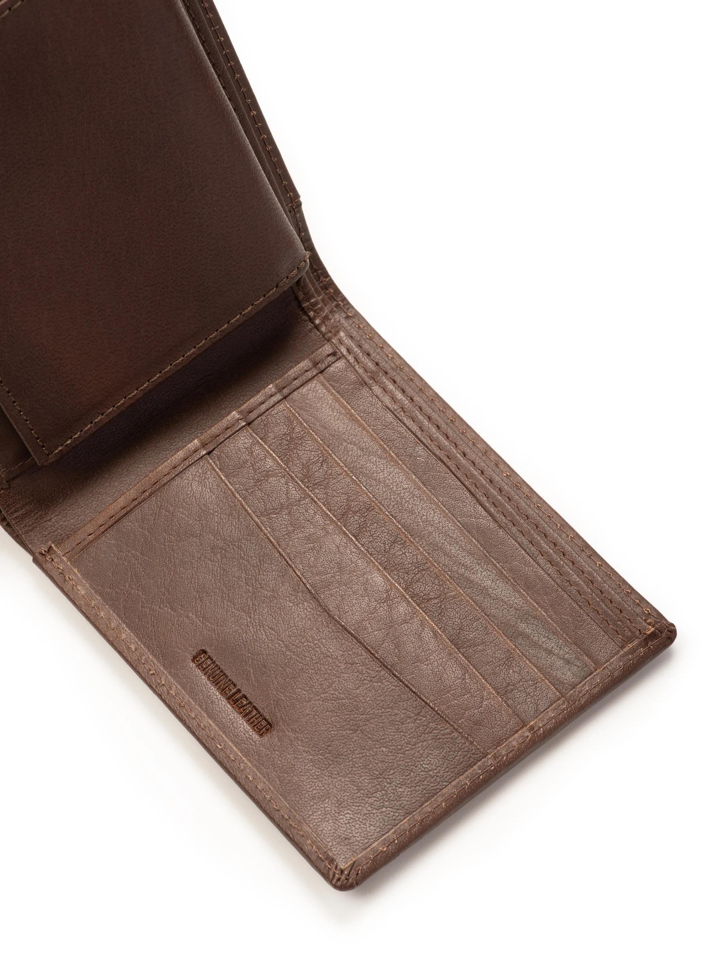 Wealth Ward Brown Bi-folded Wallet sold by Classy Leather Bags product image thumbnail 3