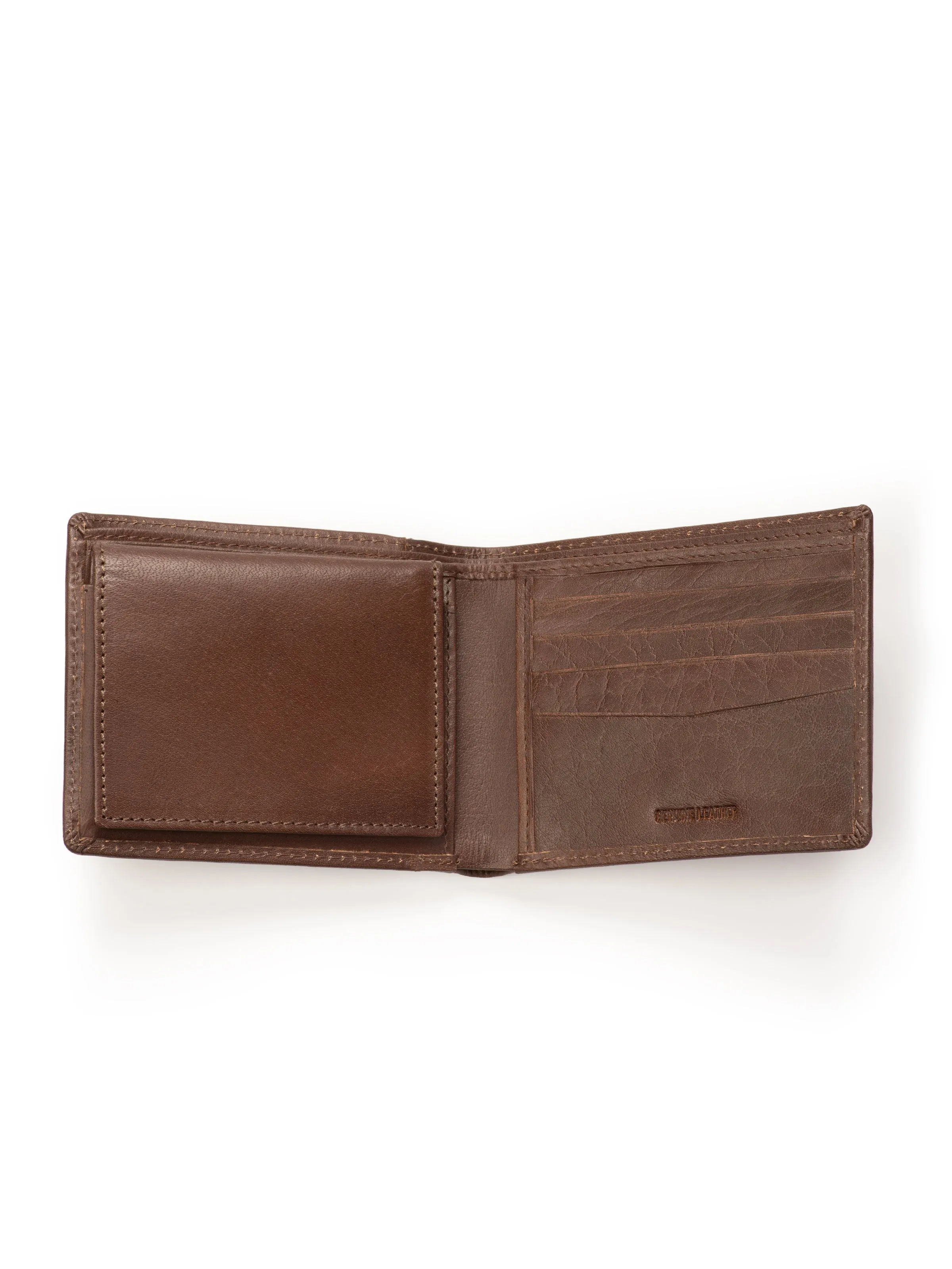 Wealth Ward Brown Bi-folded Wallet sold by Classy Leather Bags product image thumbnail 4