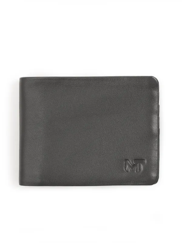 Gray Duke Bifold Wallet made by Classy Leather Bags