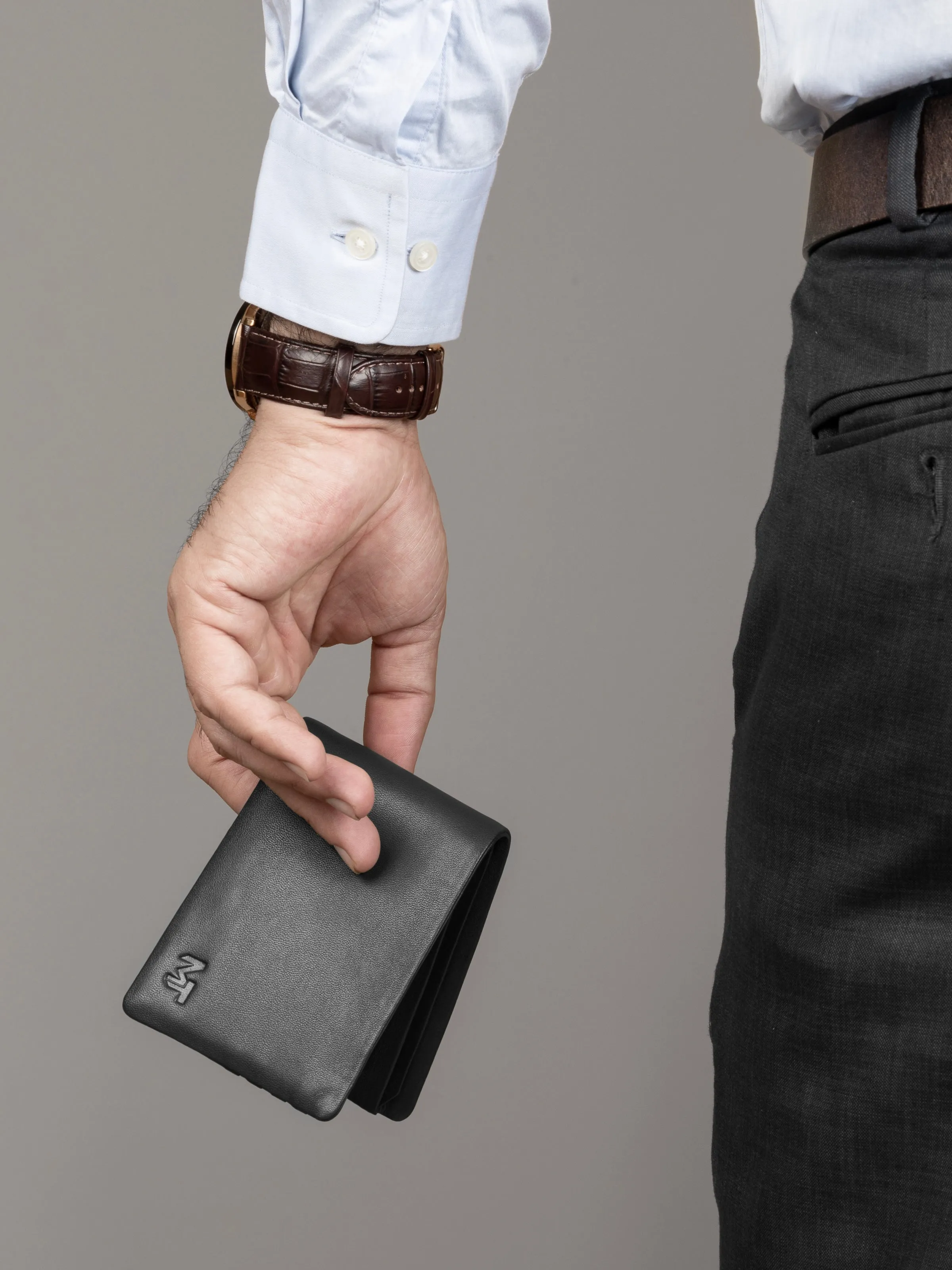 Black Duke Bifold Wallet sold by Classy Leather Bags product image thumbnail 3