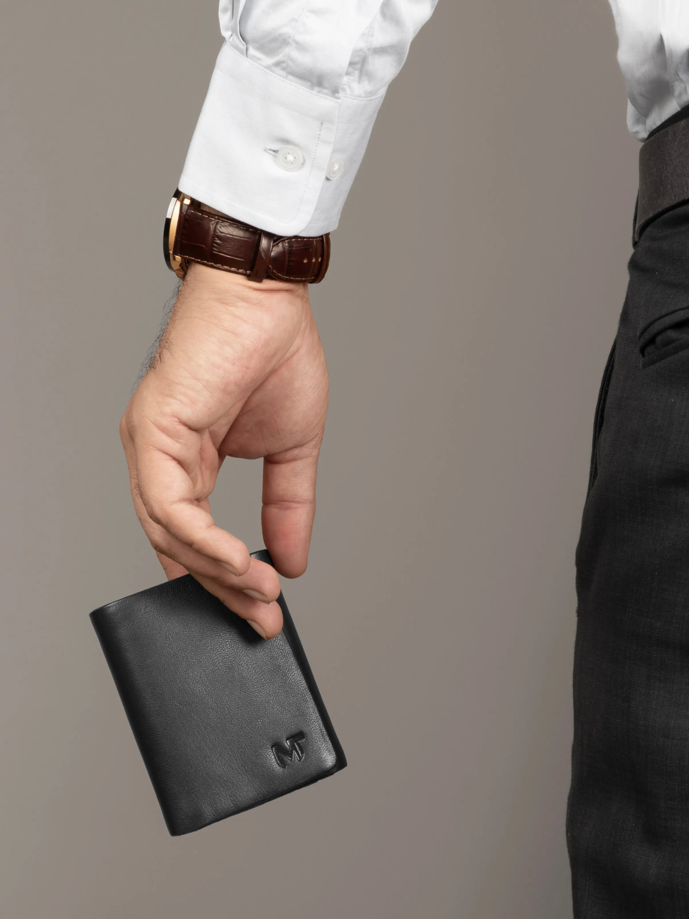 Men's Trifold Wallet sold by Classy Leather Bags product image thumbnail 3
