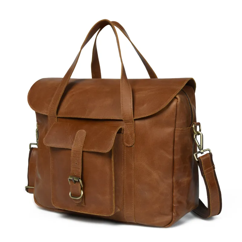 The Oxford Messenger Bag made by Classy Leather Bags