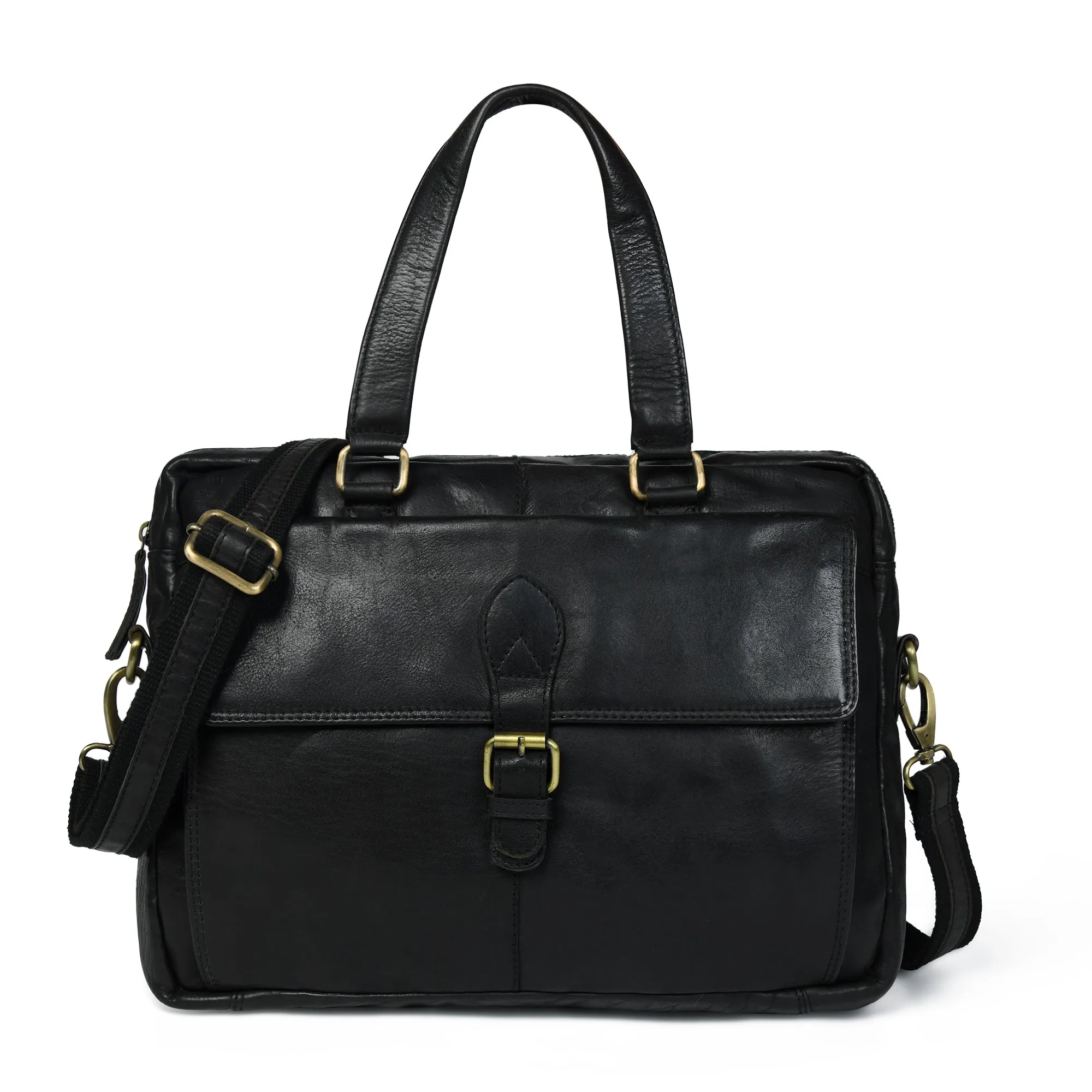 The Modern Briefcase Black sold by Classy Leather Bags product image thumbnail 2