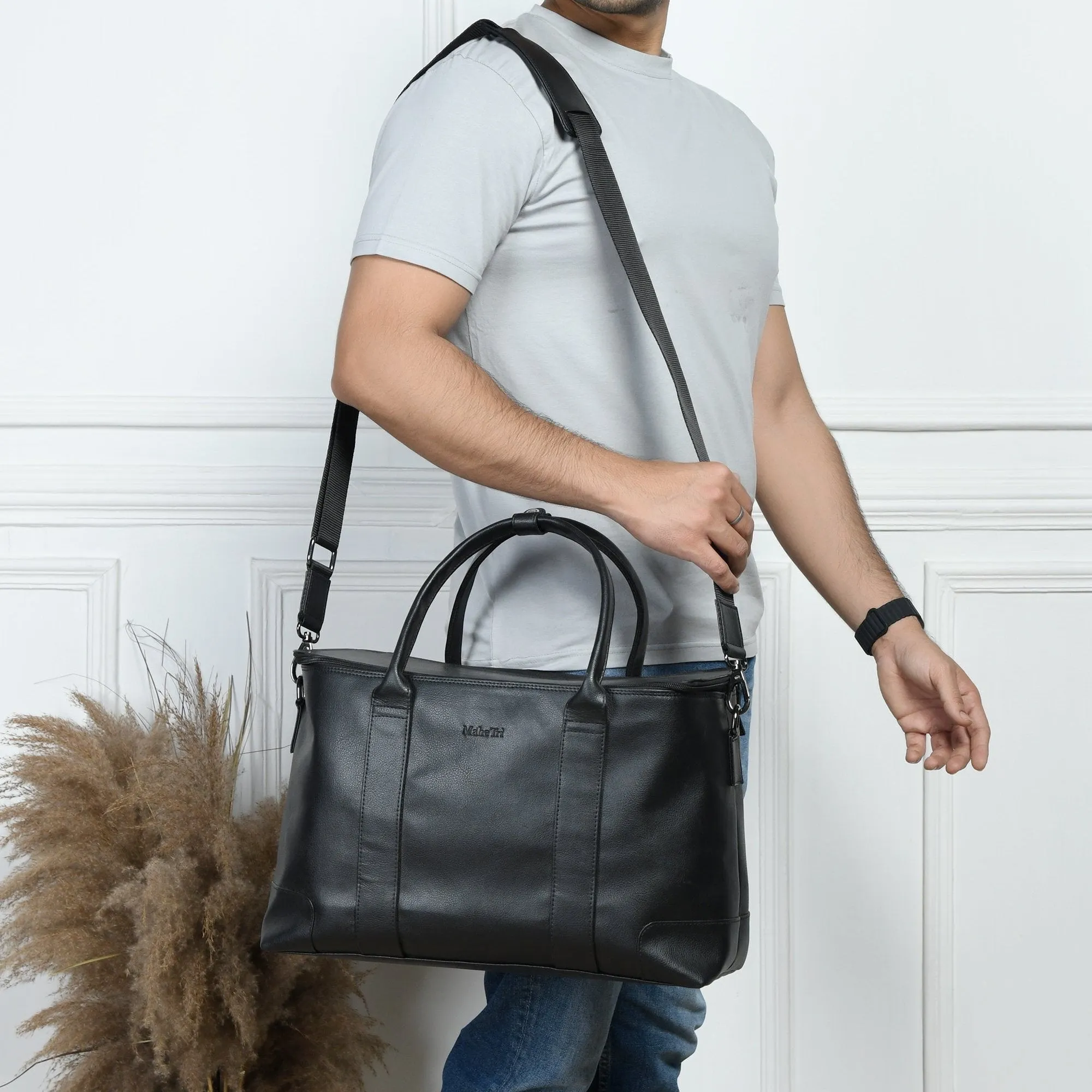 All Rounder Briefcase Cabin Duffle sold by Classy Leather Bags product image thumbnail 5