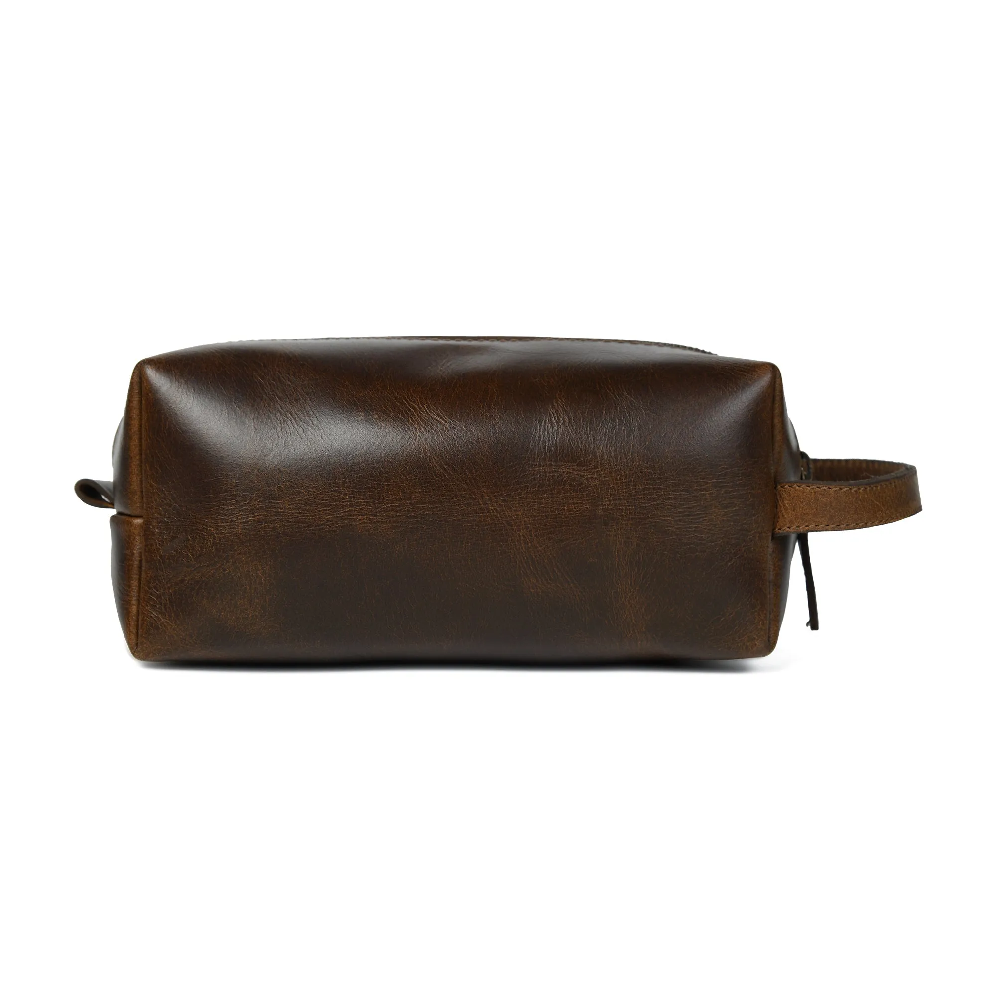 The Cambridge Leather Dopp Kit sold by Classy Leather Bags product image thumbnail 3