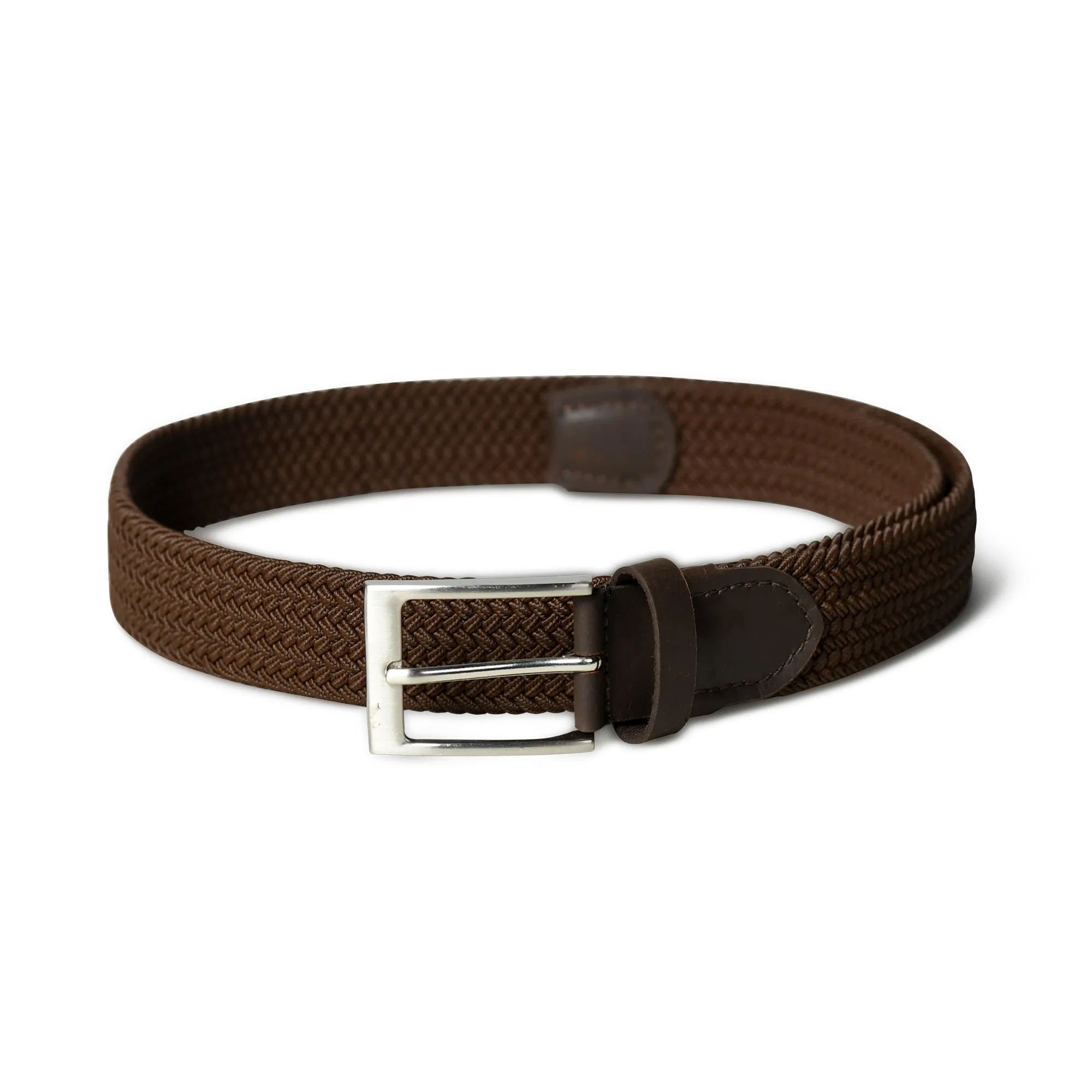 Braided Brown Canvas Belt sold by Classy Leather Bags product image thumbnail 3
