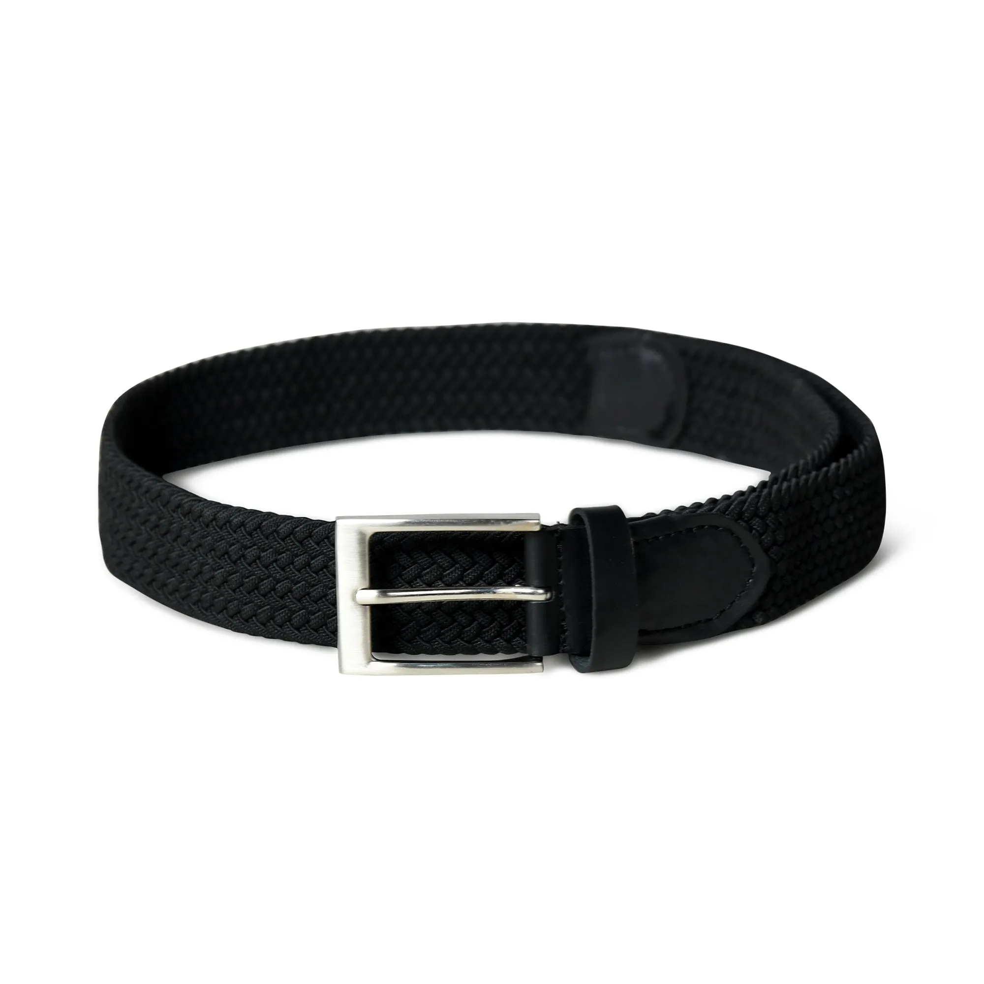 Braided Black Canvas Belt sold by Classy Leather Bags product image thumbnail 3