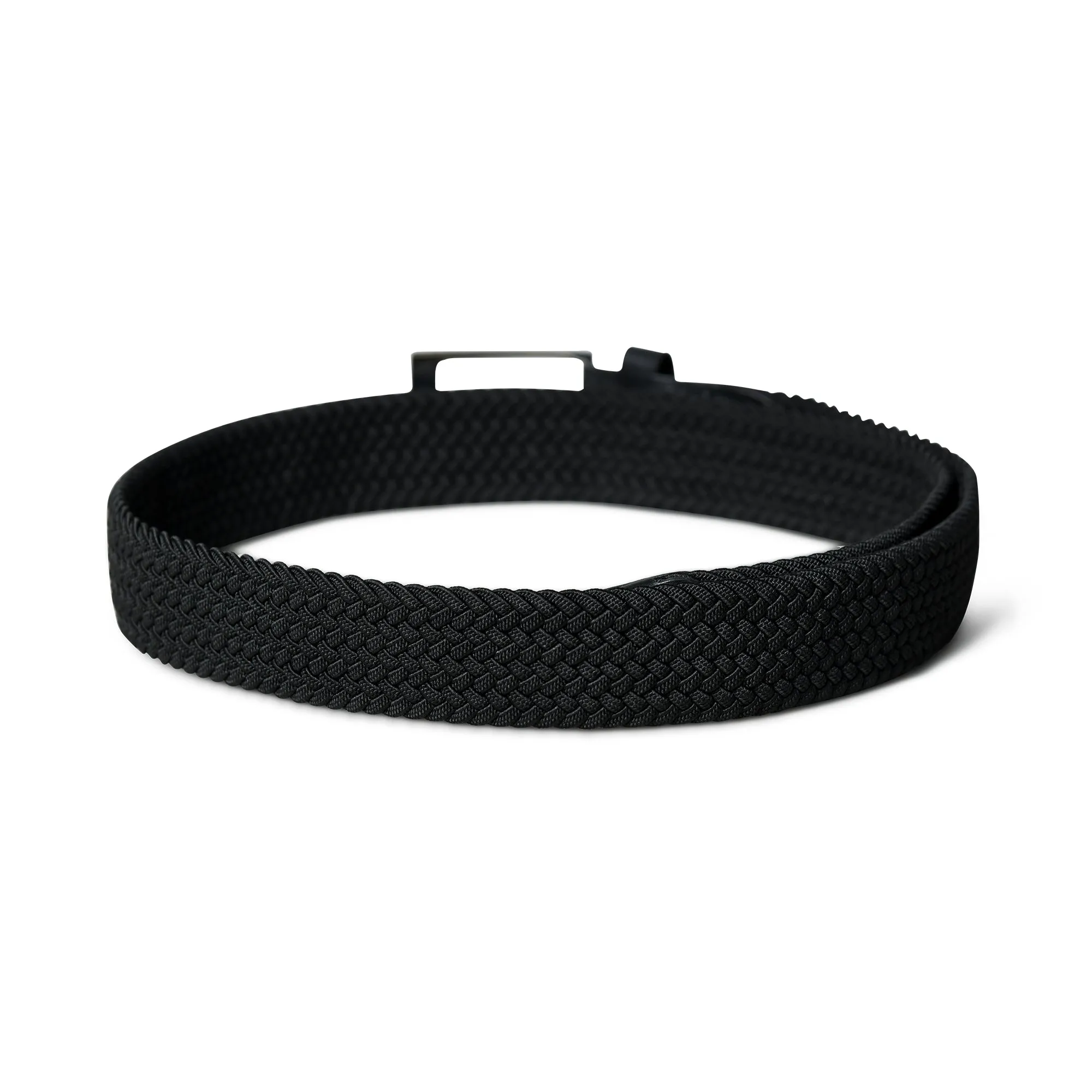 Braided Black Canvas Belt sold by Classy Leather Bags product image thumbnail 4