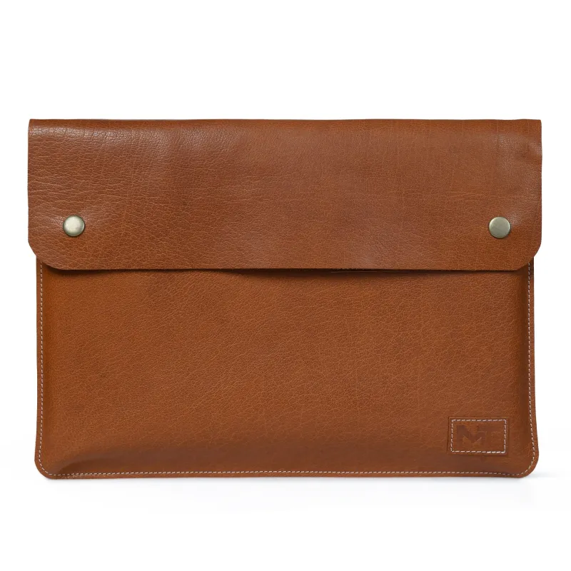 MacBook Leather Laptop Sleeve sold by Classy Leather Bags