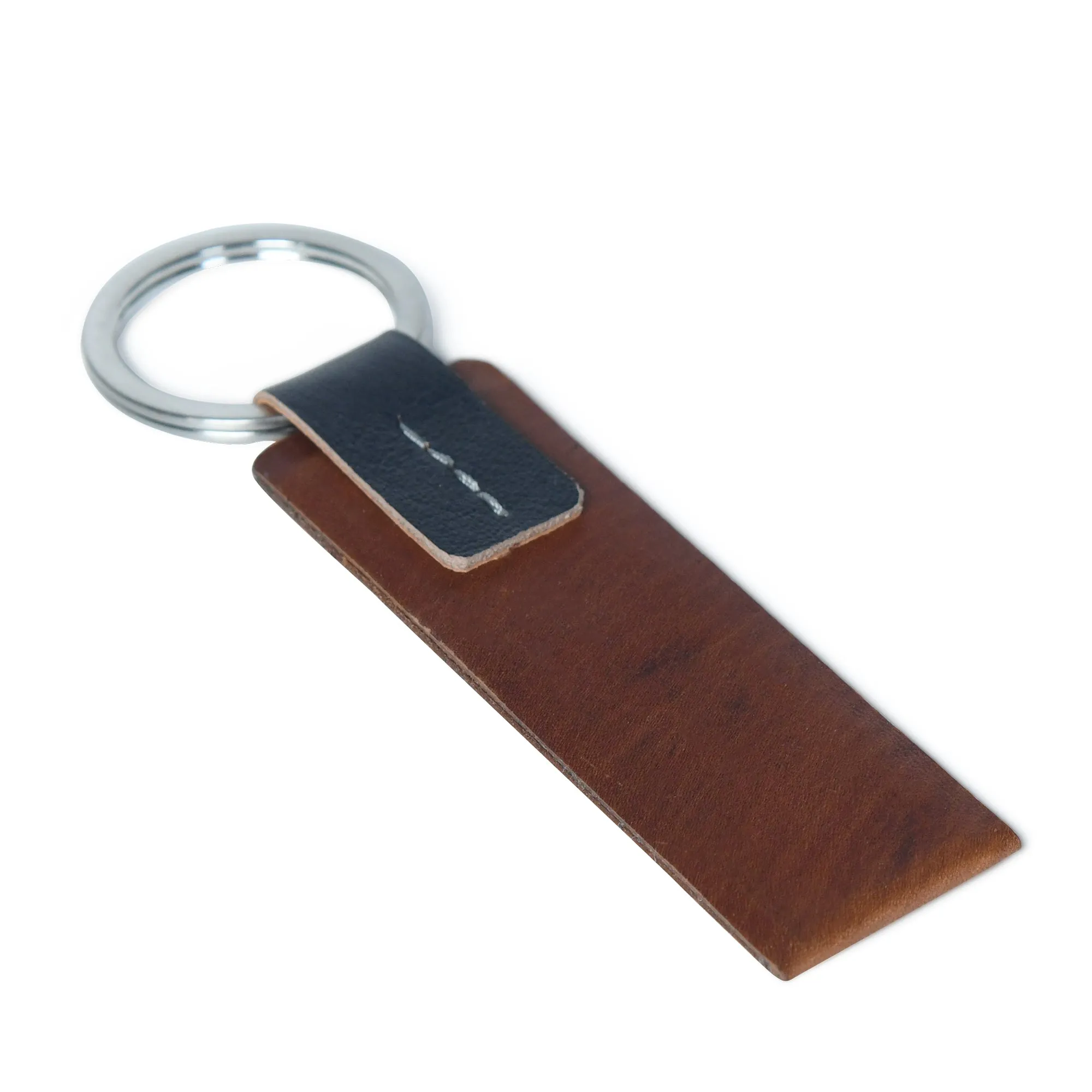 Genuine Leather & Metal Keychain sold by Classy Leather Bags product image thumbnail 2