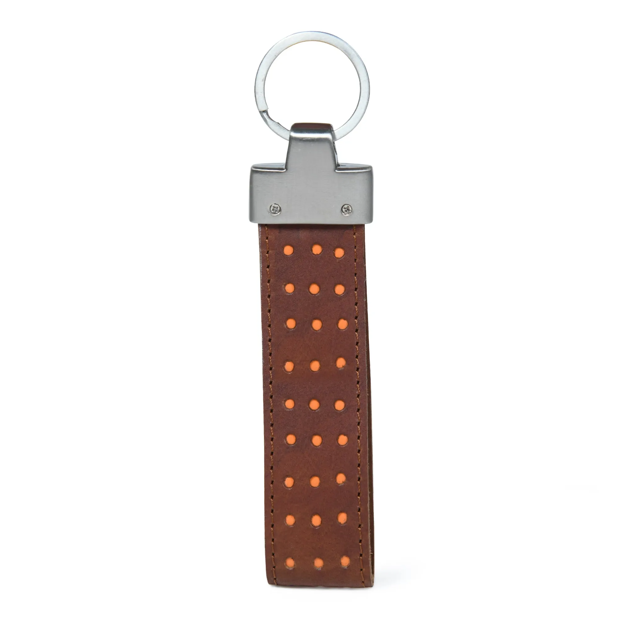 Textured leather Keychain sold by Classy Leather Bags product image thumbnail 3