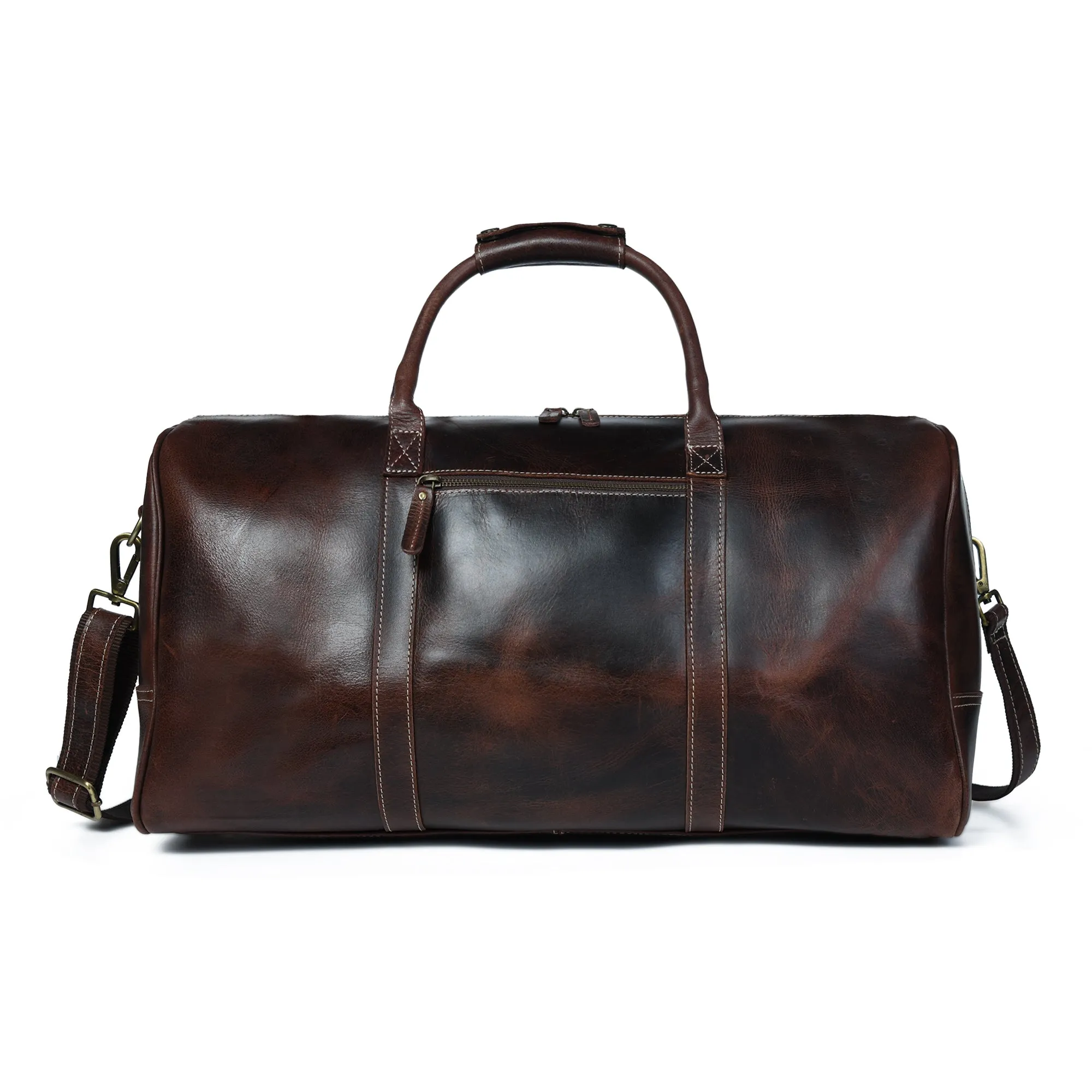 The Buffalo Traveller- Walnut sold by Classy Leather Bags product image thumbnail 5