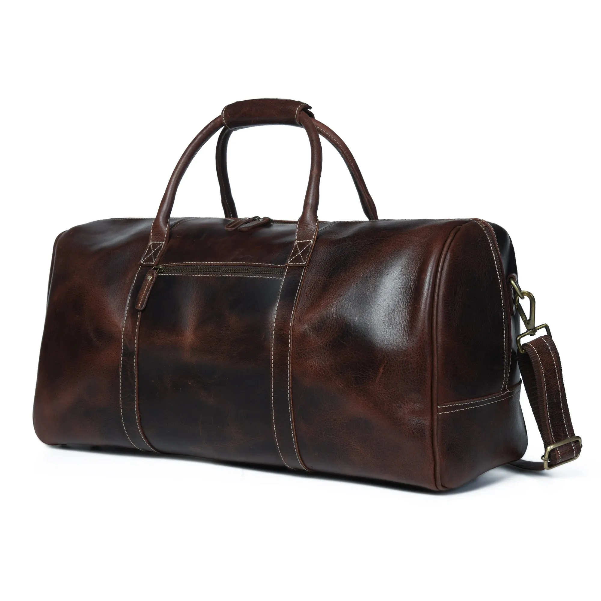 The Buffalo Traveller- Walnut sold by Classy Leather Bags product image thumbnail 2