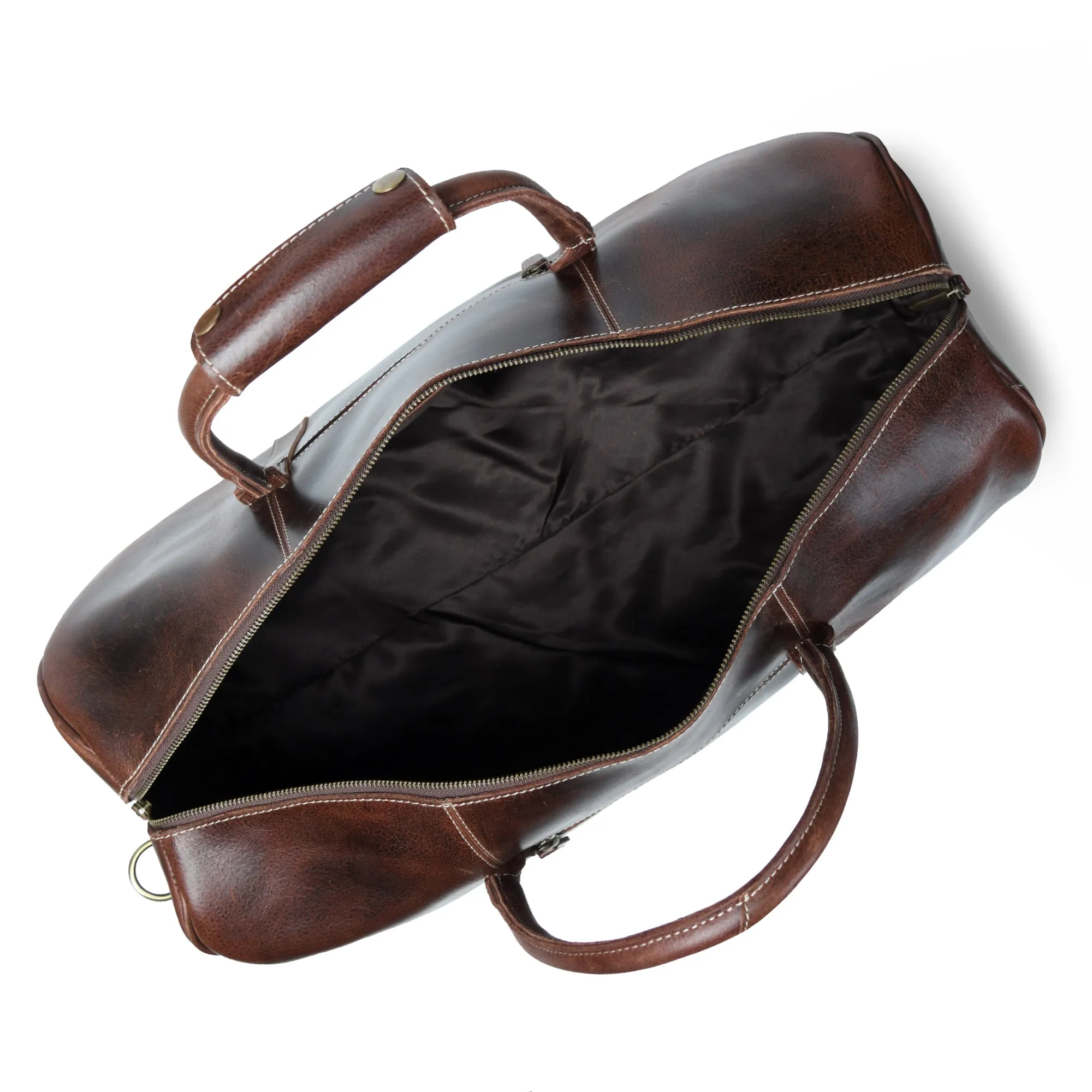 The Buffalo Traveller- Walnut sold by Classy Leather Bags product image thumbnail 4