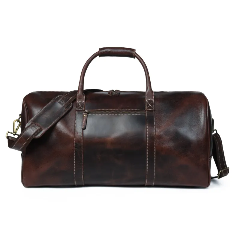 The Buffalo Traveller- Walnut made by Classy Leather Bags