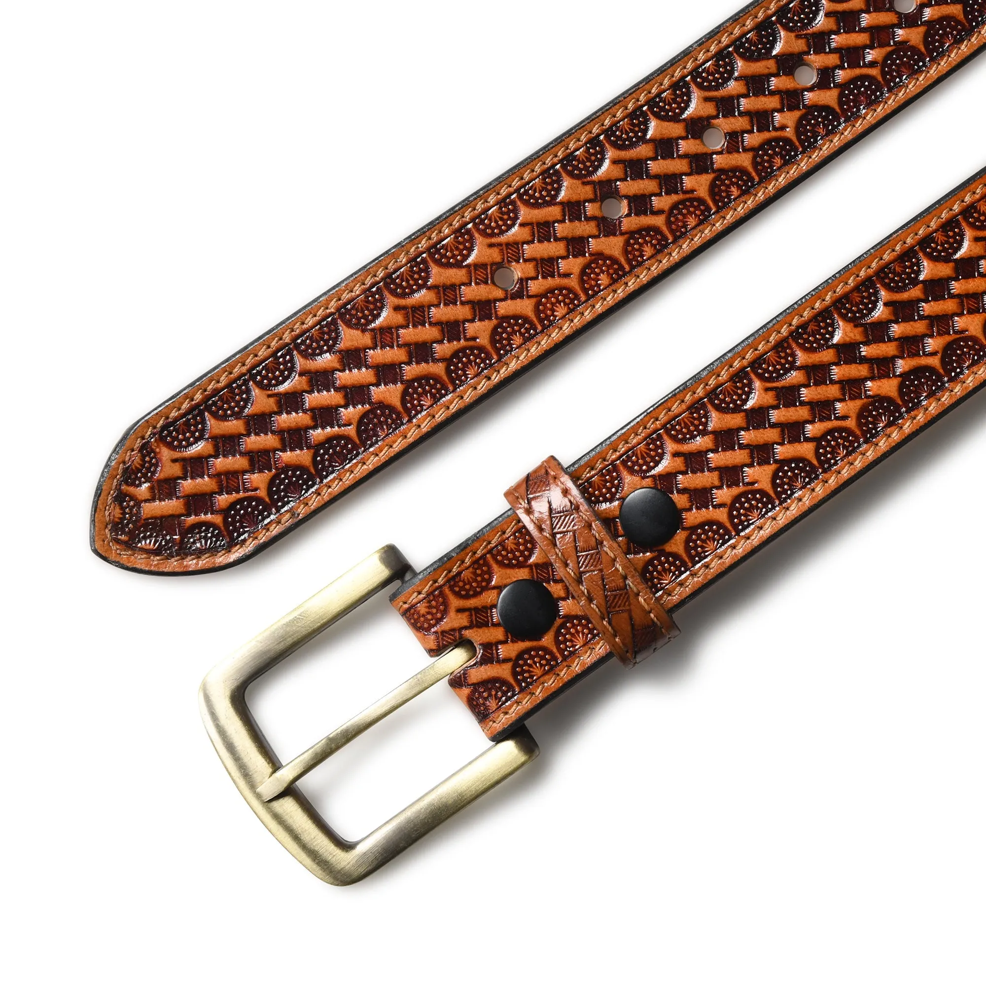 Modern Western Leather Belt sold by Classy Leather Bags product image thumbnail 4