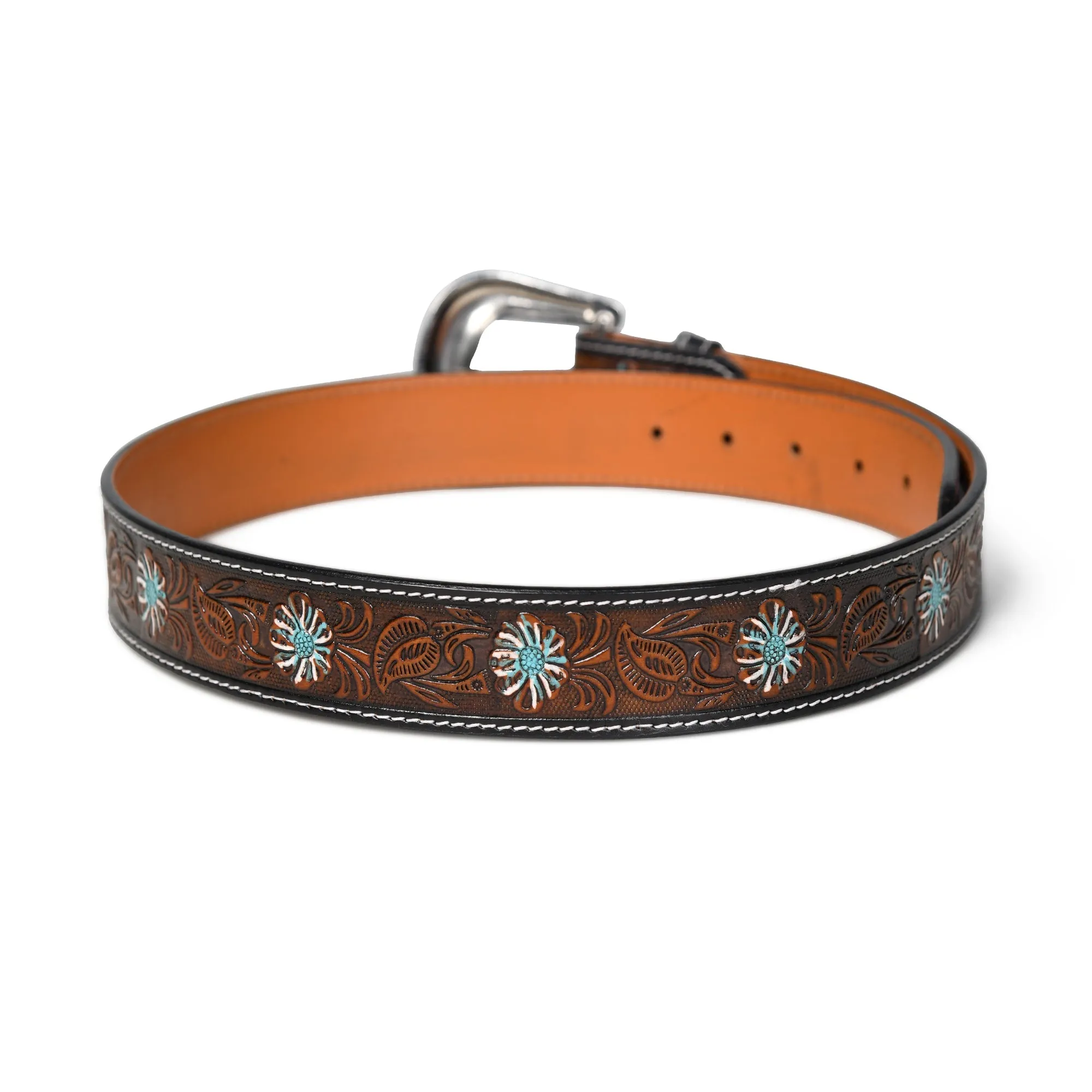 Antique Style Western Leather Belt sold by Classy Leather Bags product image thumbnail 4