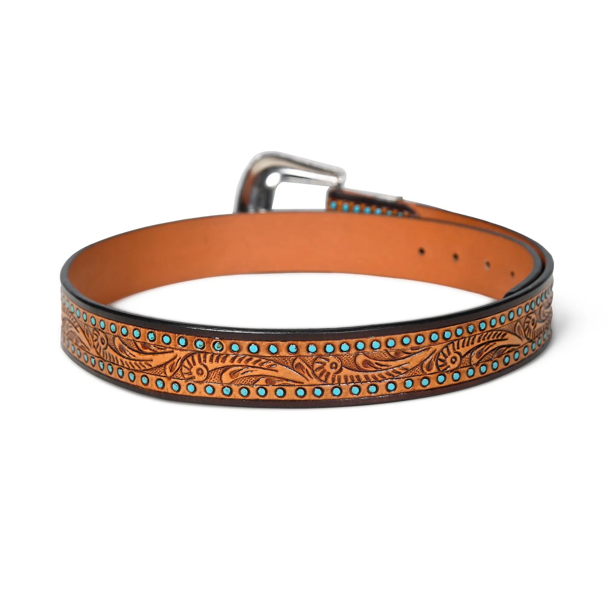 Designer Western Leather Belt sold by Classy Leather Bags product image thumbnail 5