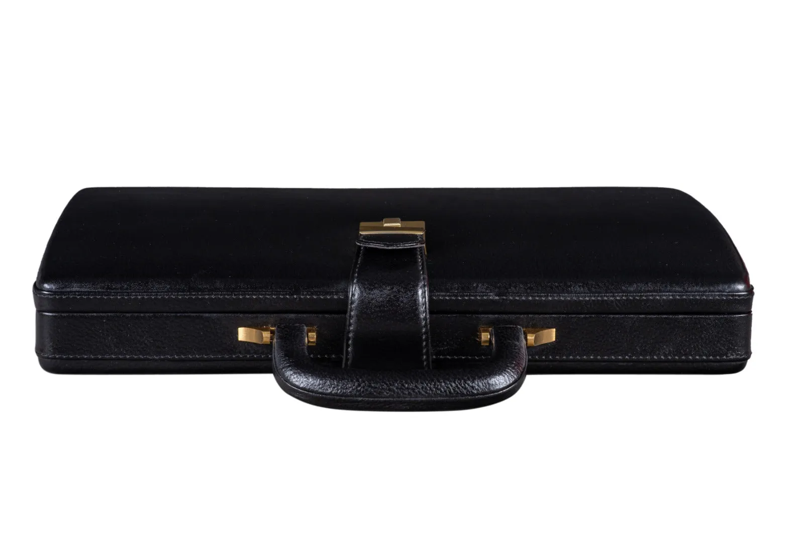 Leather Executive Men's Leather Attache Briefcase - Black sold by Classy Leather Bags product image thumbnail 5