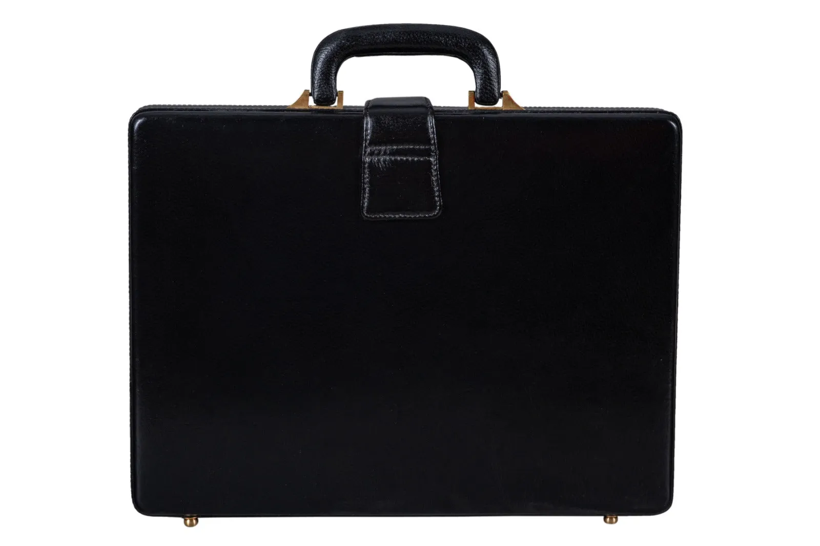 Leather Executive Men's Leather Attache Briefcase - Black sold by Classy Leather Bags product image thumbnail 4