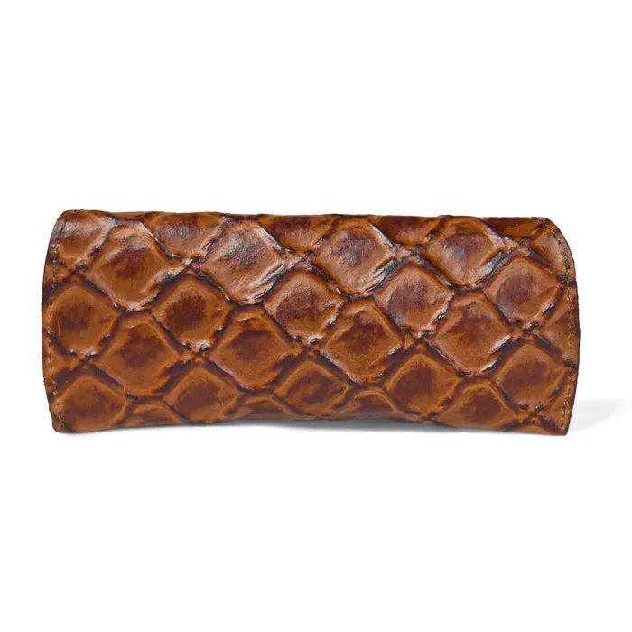 Croco Leather Sunglasses Cover sold by Classy Leather Bags product image thumbnail 4