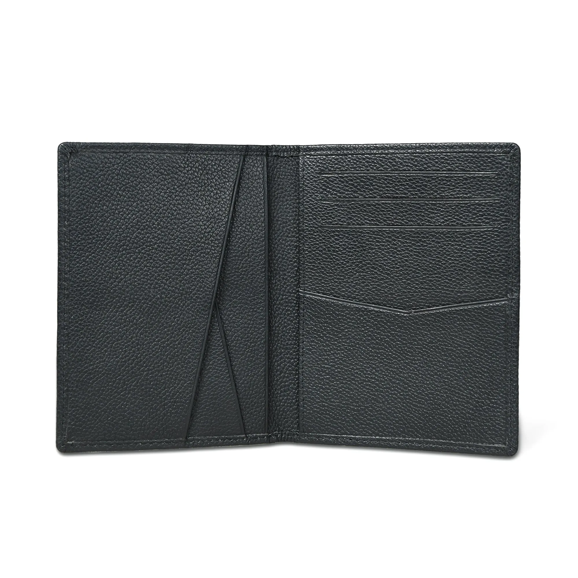Front Pocket Black Passport Holder sold by Classy Leather Bags product image thumbnail 2