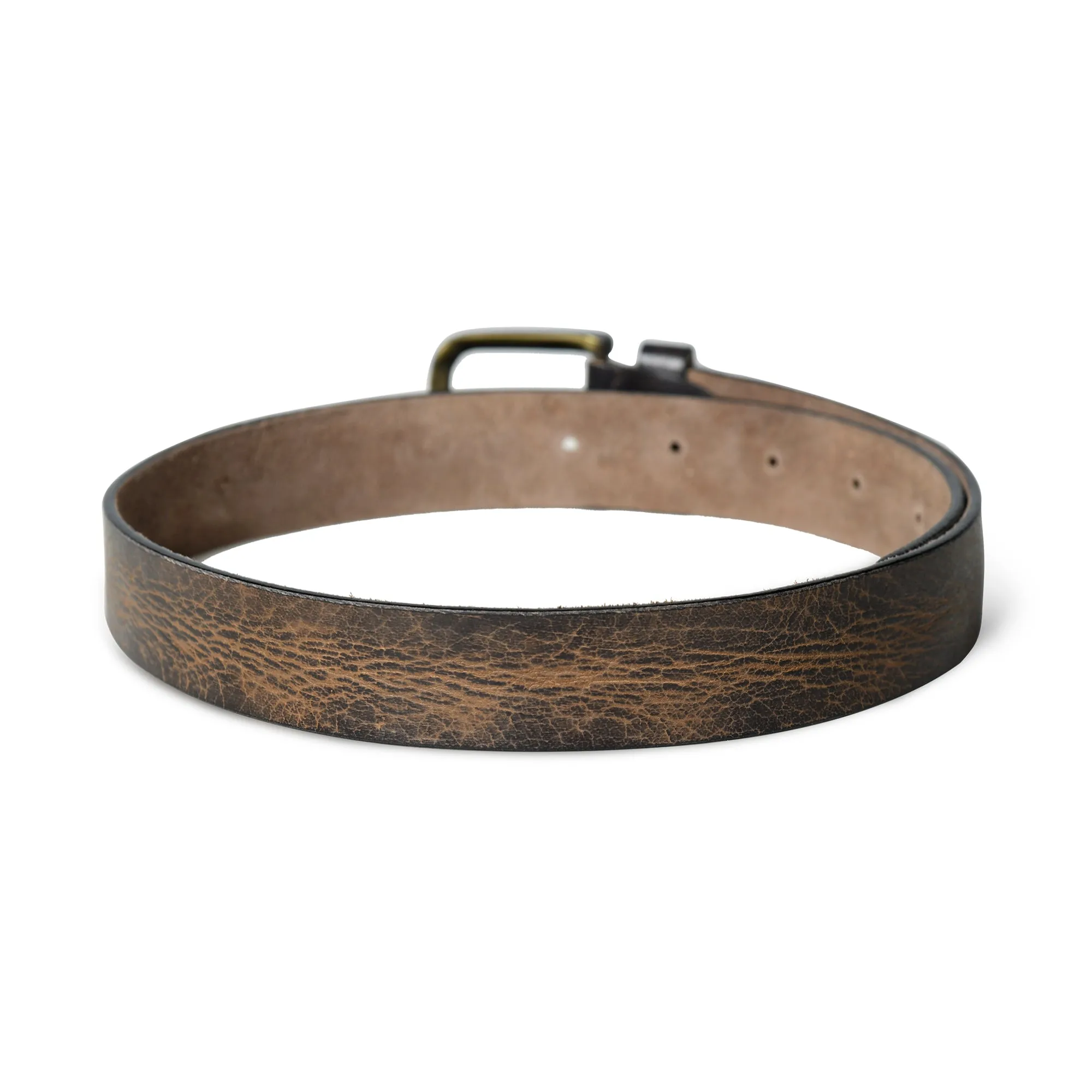 Eden Dark Brown Men's Leather Belt sold by Classy Leather Bags product image thumbnail 4