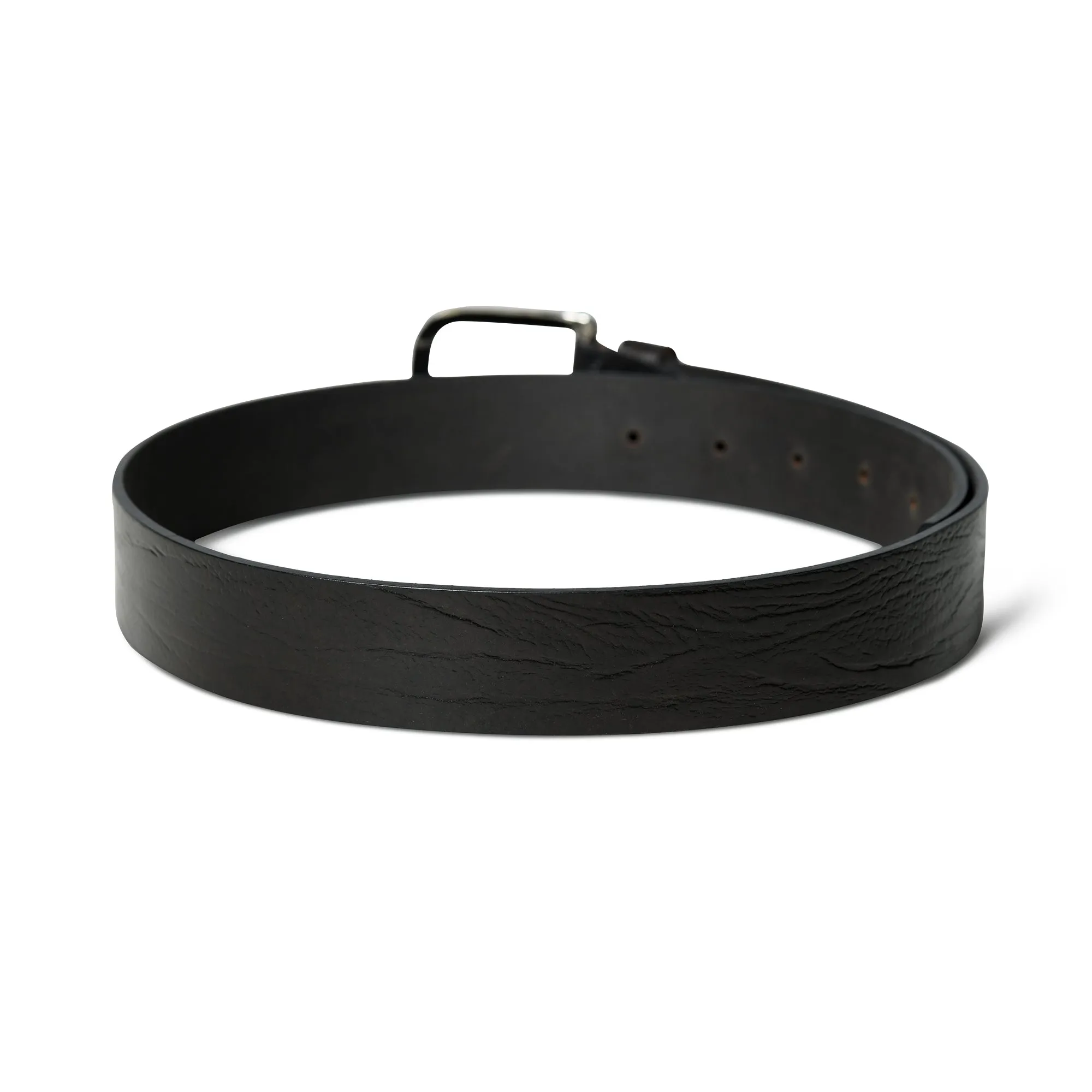 Textured Black Leather Belt sold by Classy Leather Bags product image thumbnail 5