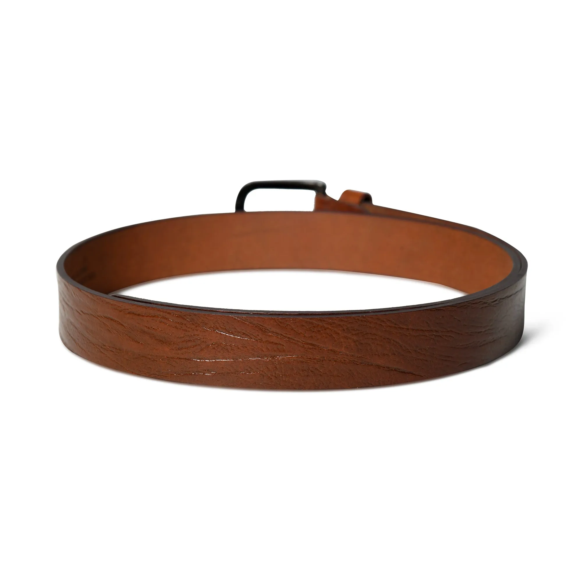 Vibrant Brown Pin Buckle Belt sold by Classy Leather Bags product image thumbnail 5