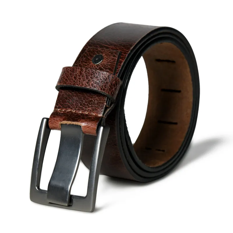 Timberline Dark Brown Leather Belt sold by Classy Leather Bags