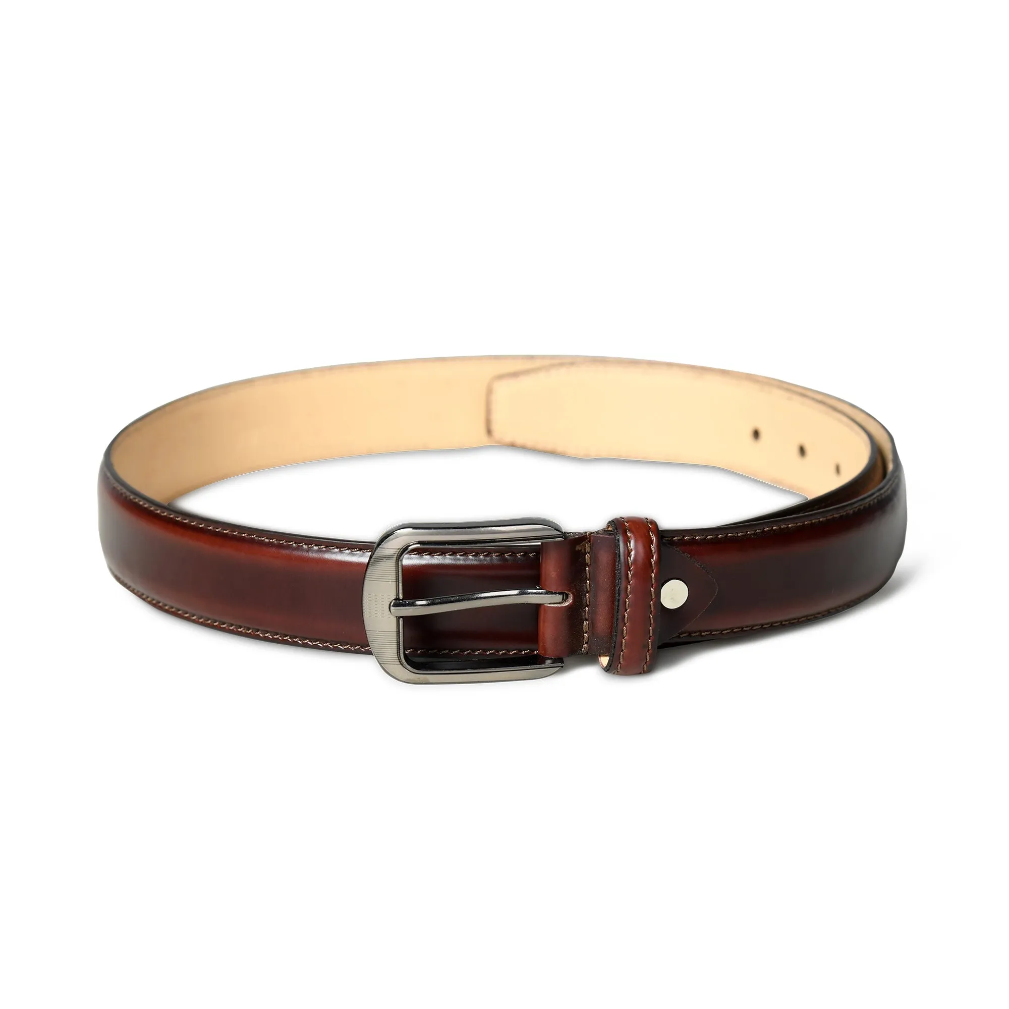 Eclipse Brown Leather Belt sold by Classy Leather Bags product image thumbnail 4